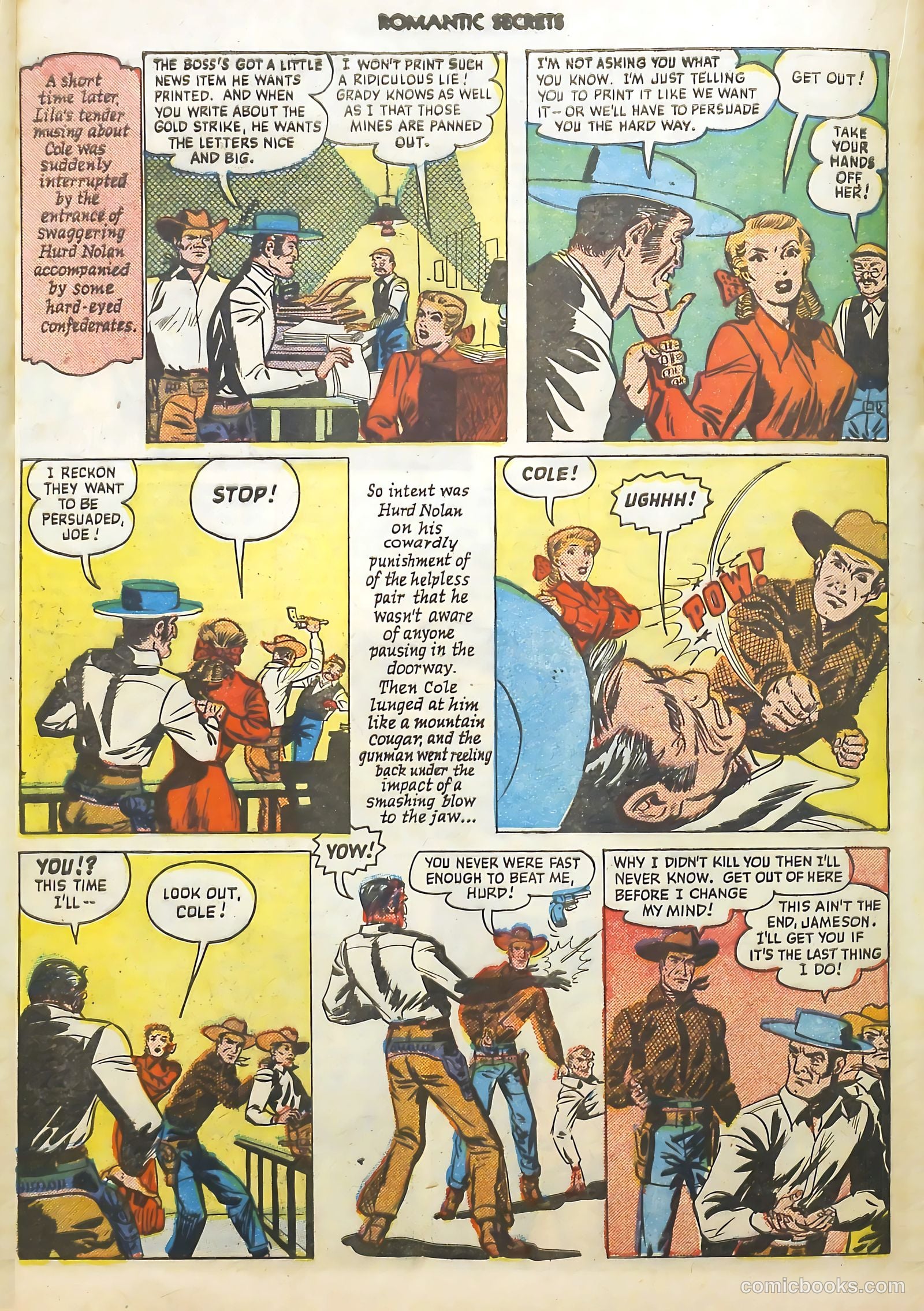 Romantic Secrets #16 (1951) — page 20 of 36