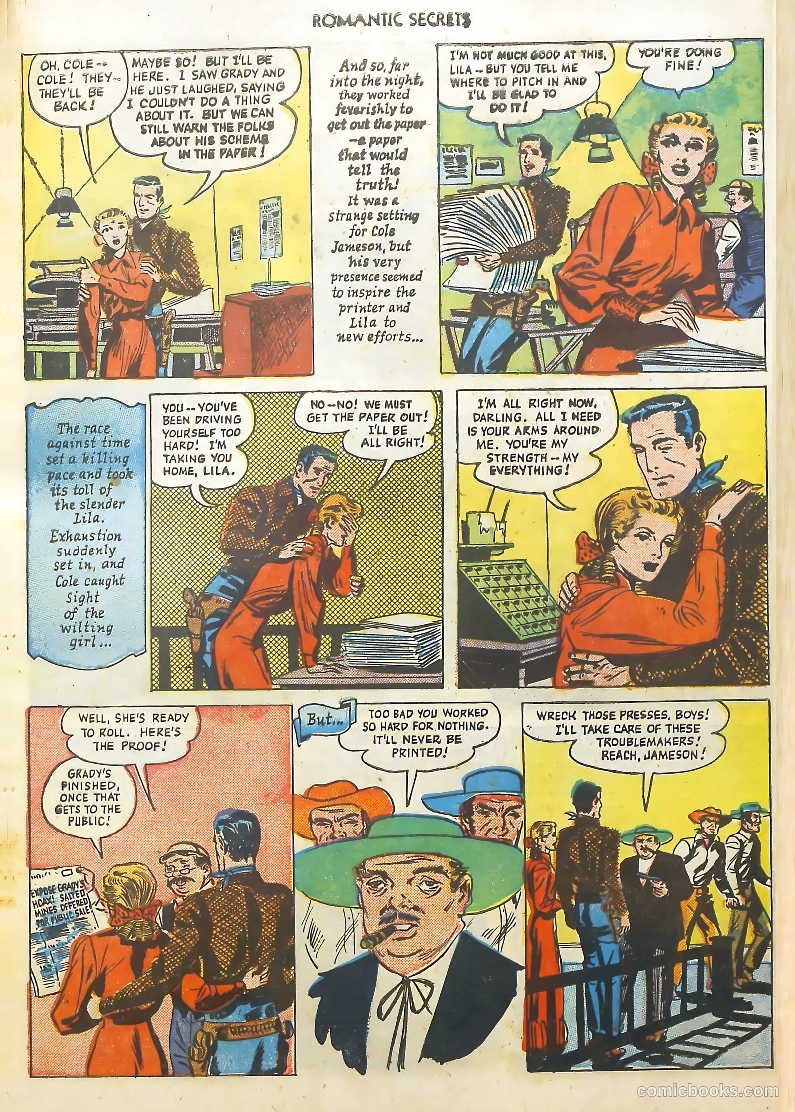 Romantic Secrets #16 (1951) — page 21 of 36