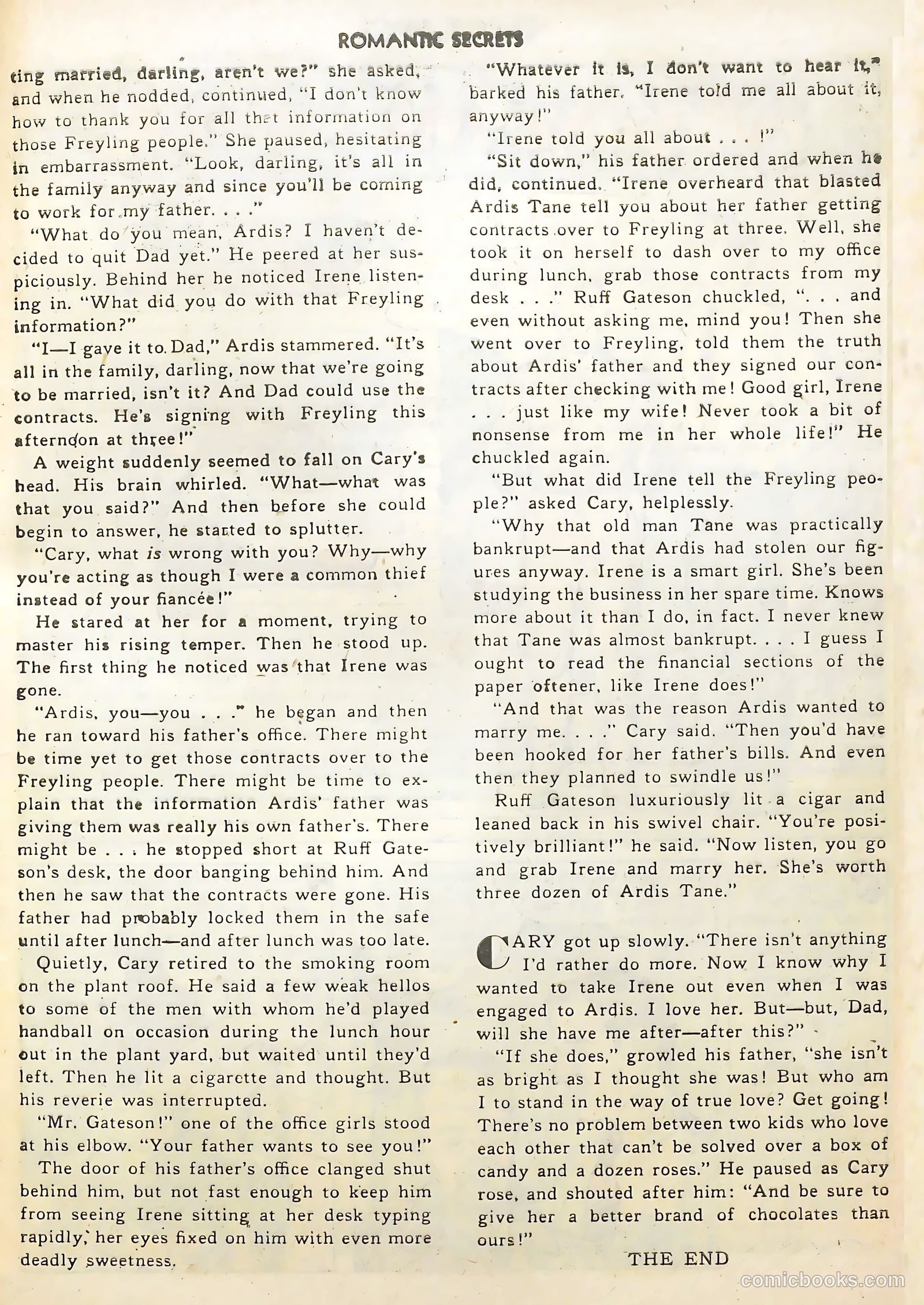 Romantic Secrets #16 (1951) — page 25 of 36