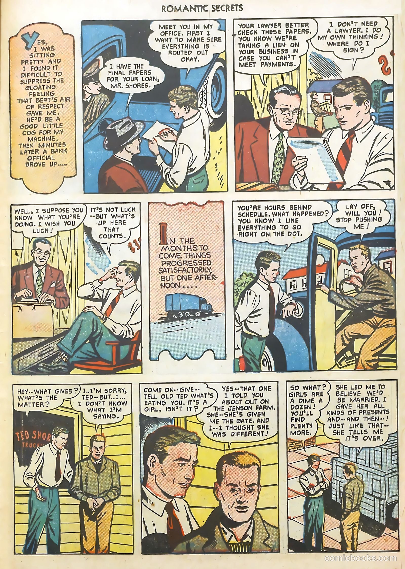 Romantic Secrets #16 (1951) — page 27 of 36