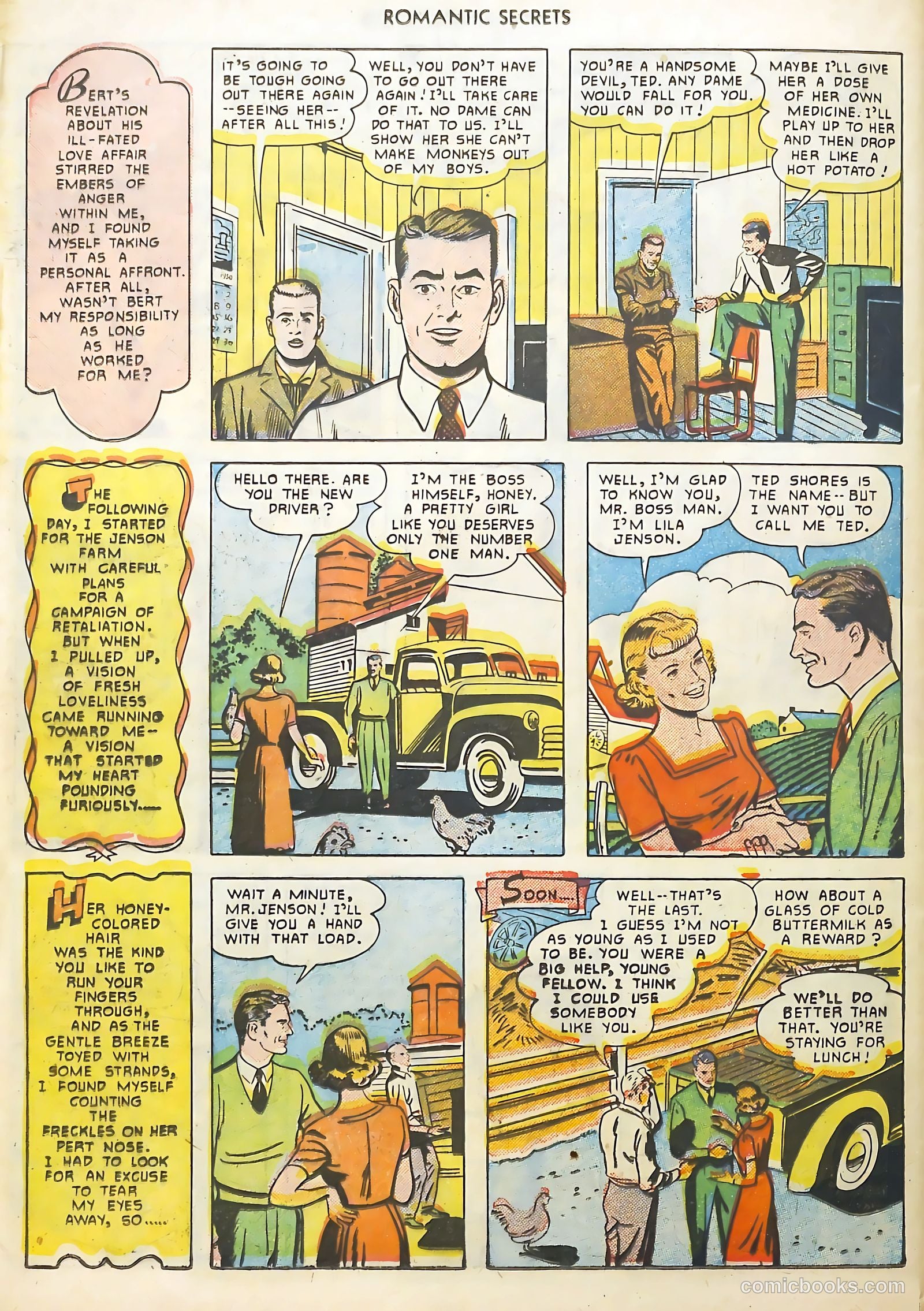 Romantic Secrets #16 (1951) — page 28 of 36