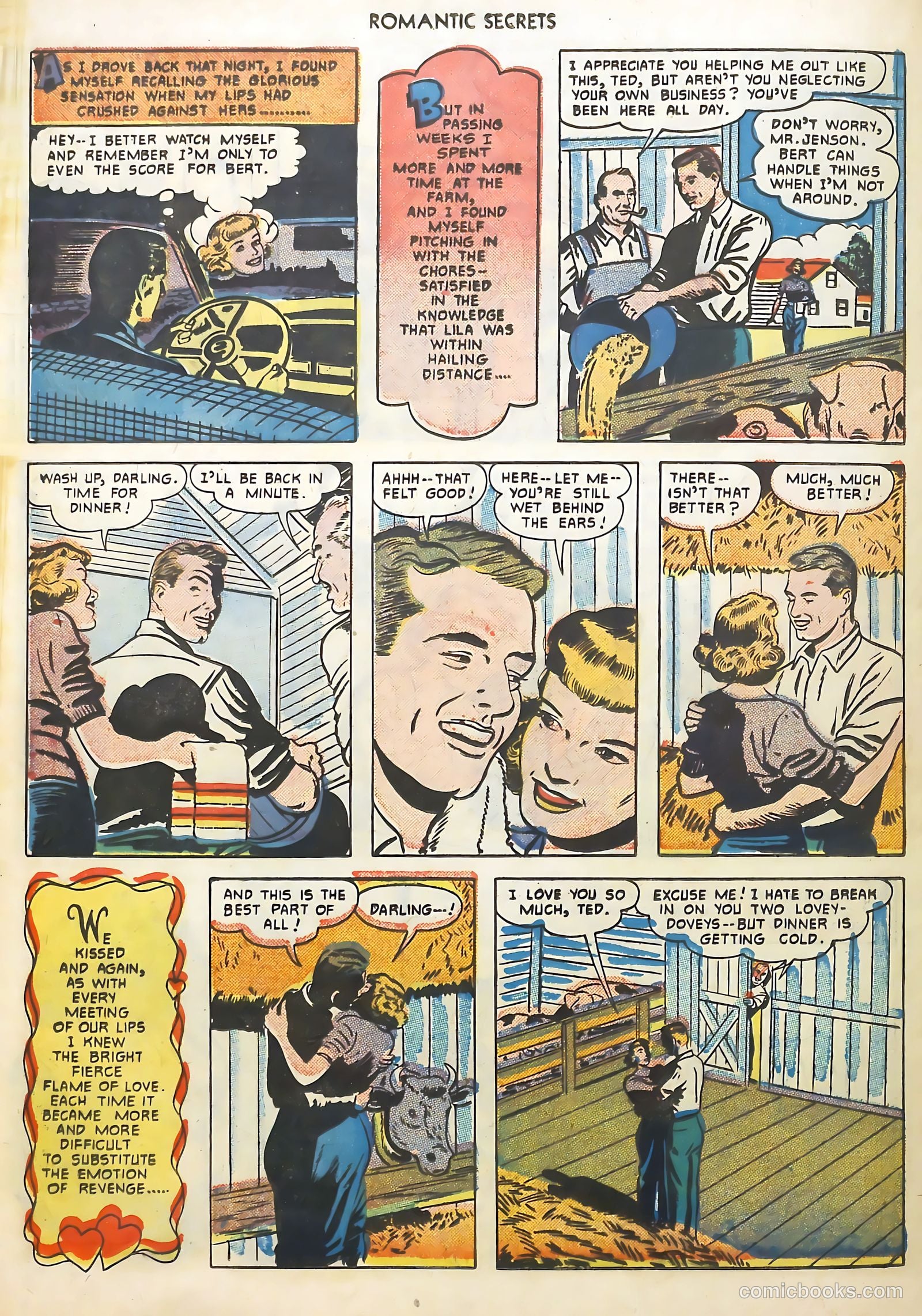 Romantic Secrets #16 (1951) — page 30 of 36