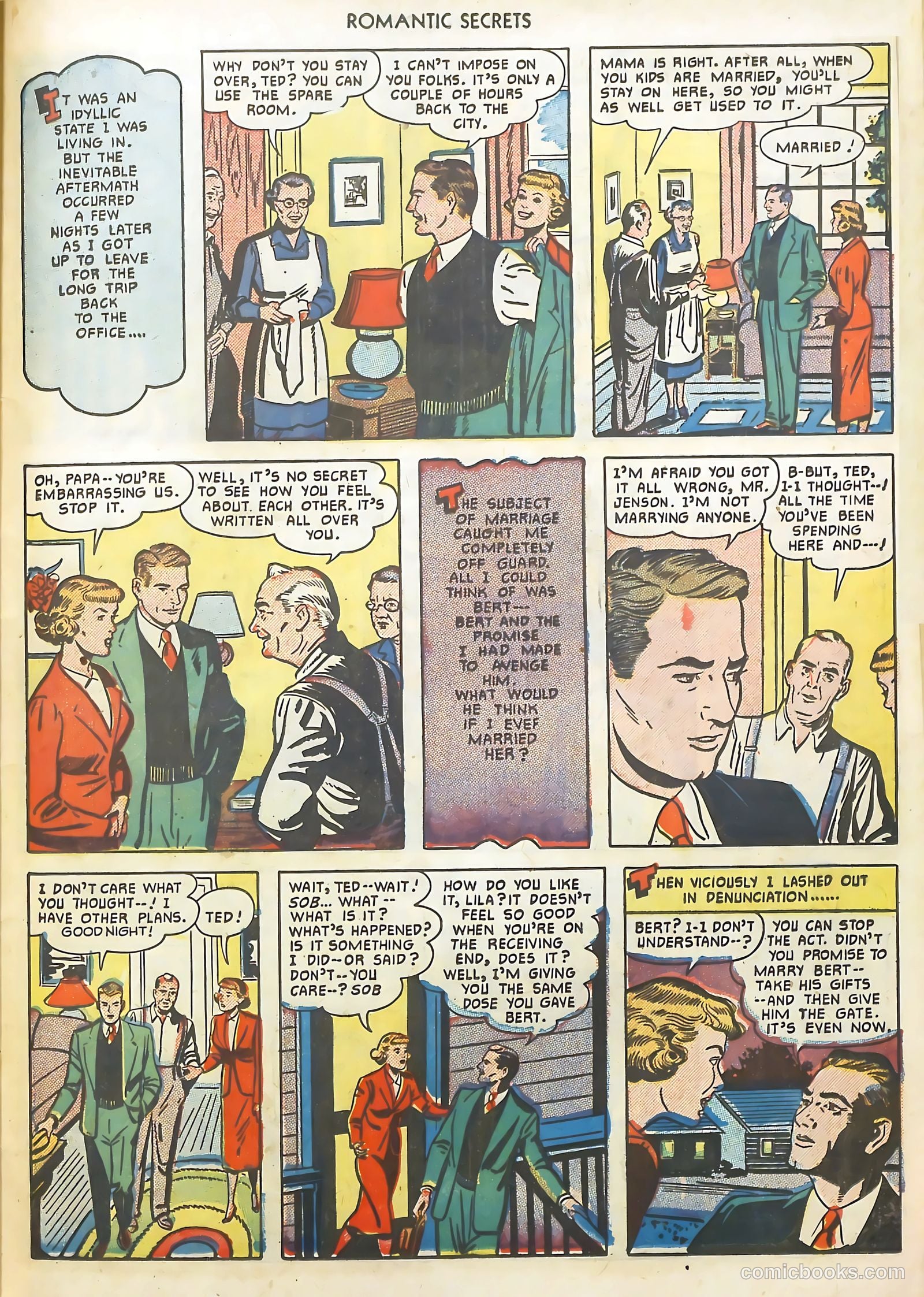 Romantic Secrets #16 (1951) — page 31 of 36