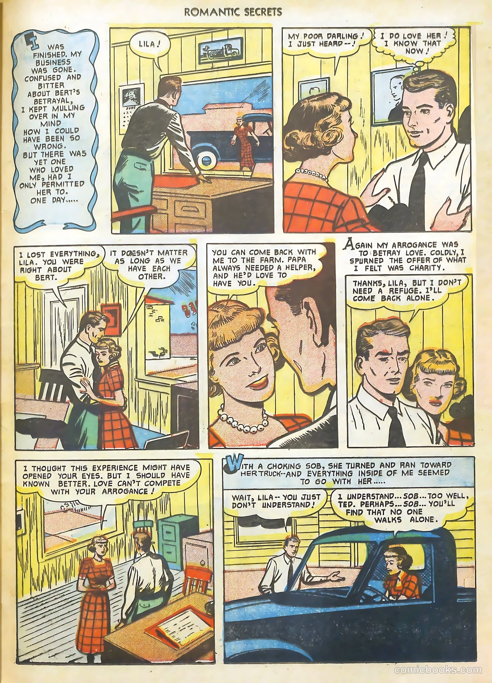 Romantic Secrets #16 (1951) — page 33 of 36