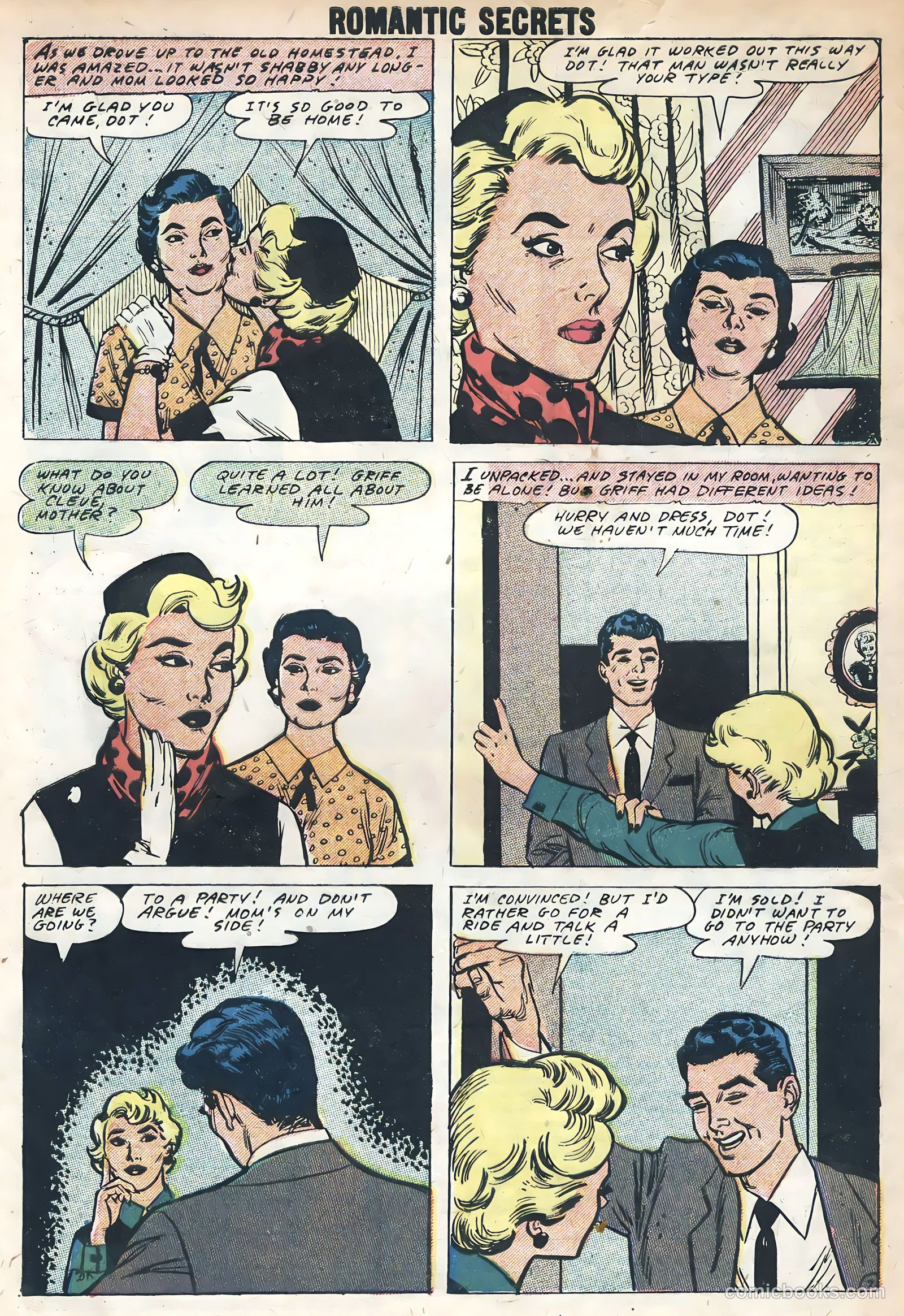 Romantic Secrets #16 (1958) — page 32 of 36