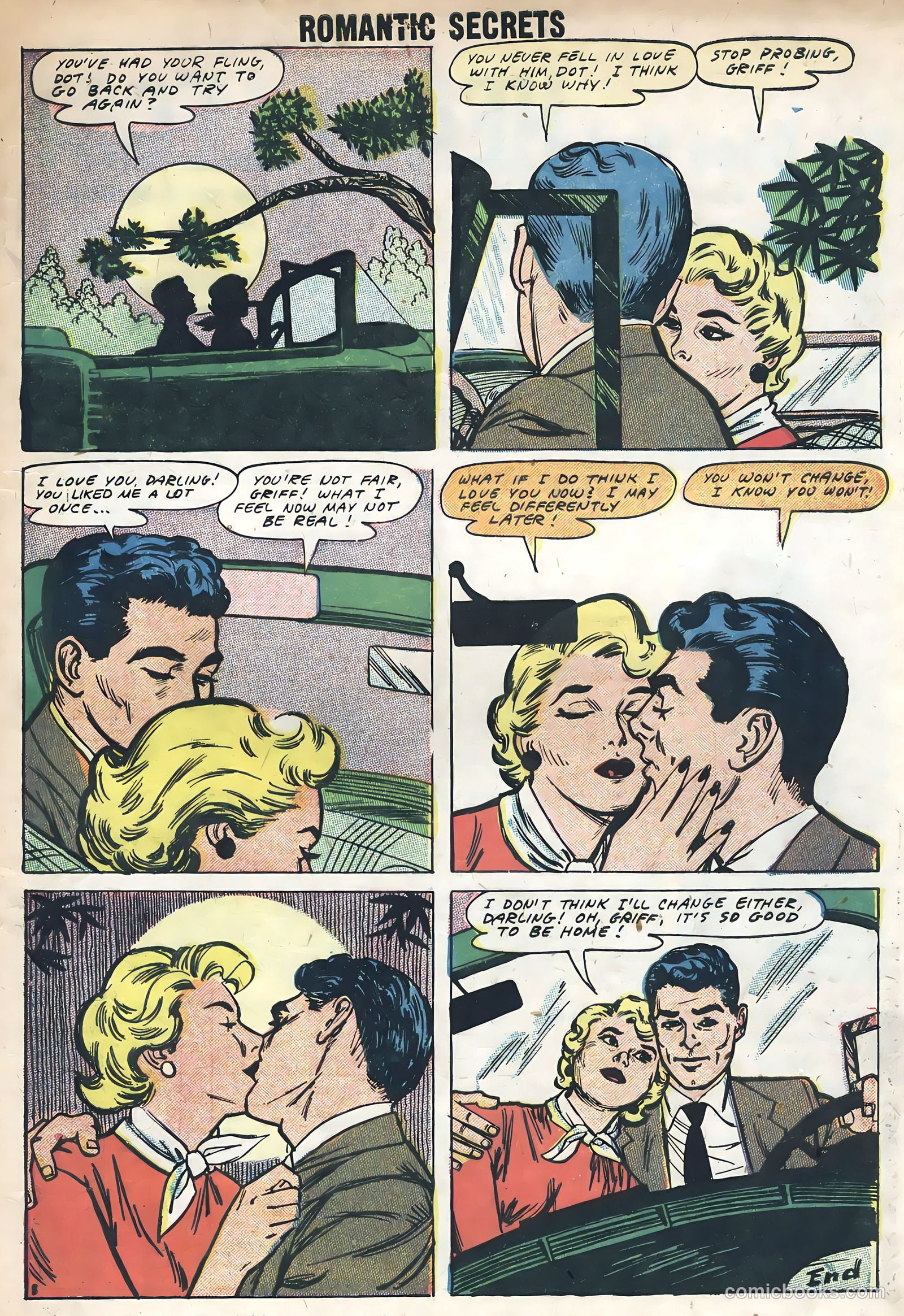 Romantic Secrets #16 (1958) — page 33 of 36