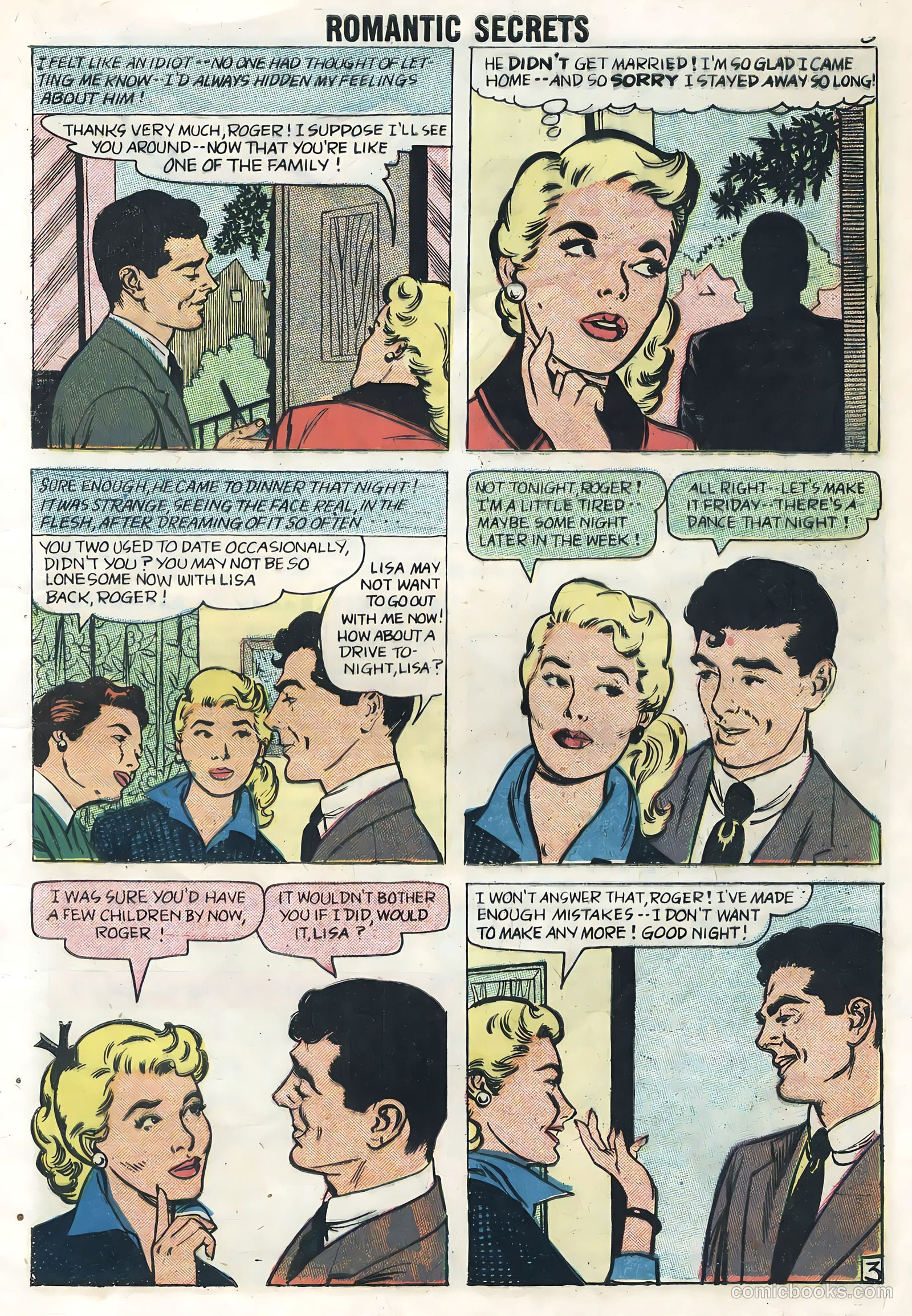 Romantic Secrets #17 (1958) — page 5 of 36