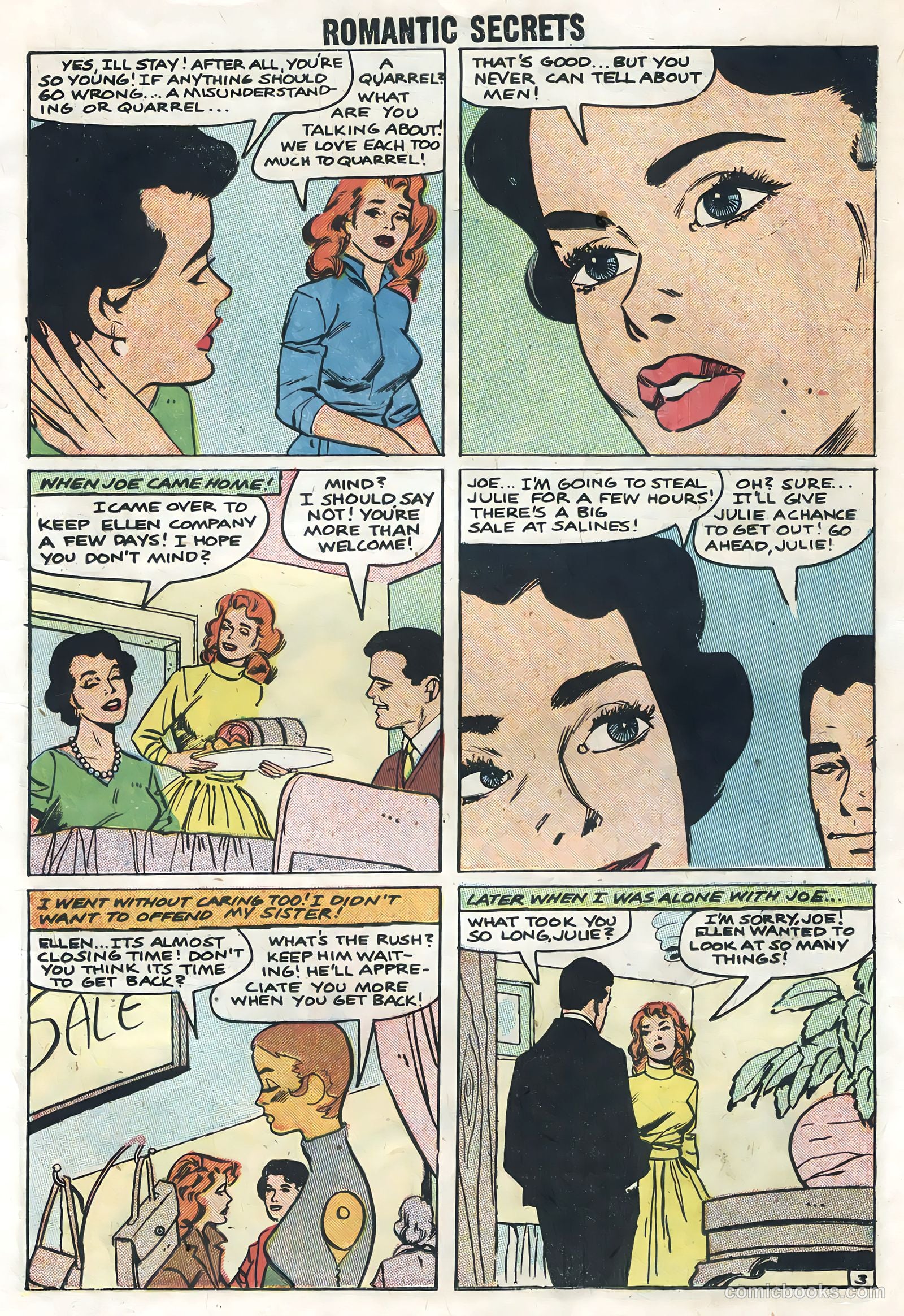 Romantic Secrets #17 (1958) — page 11 of 36