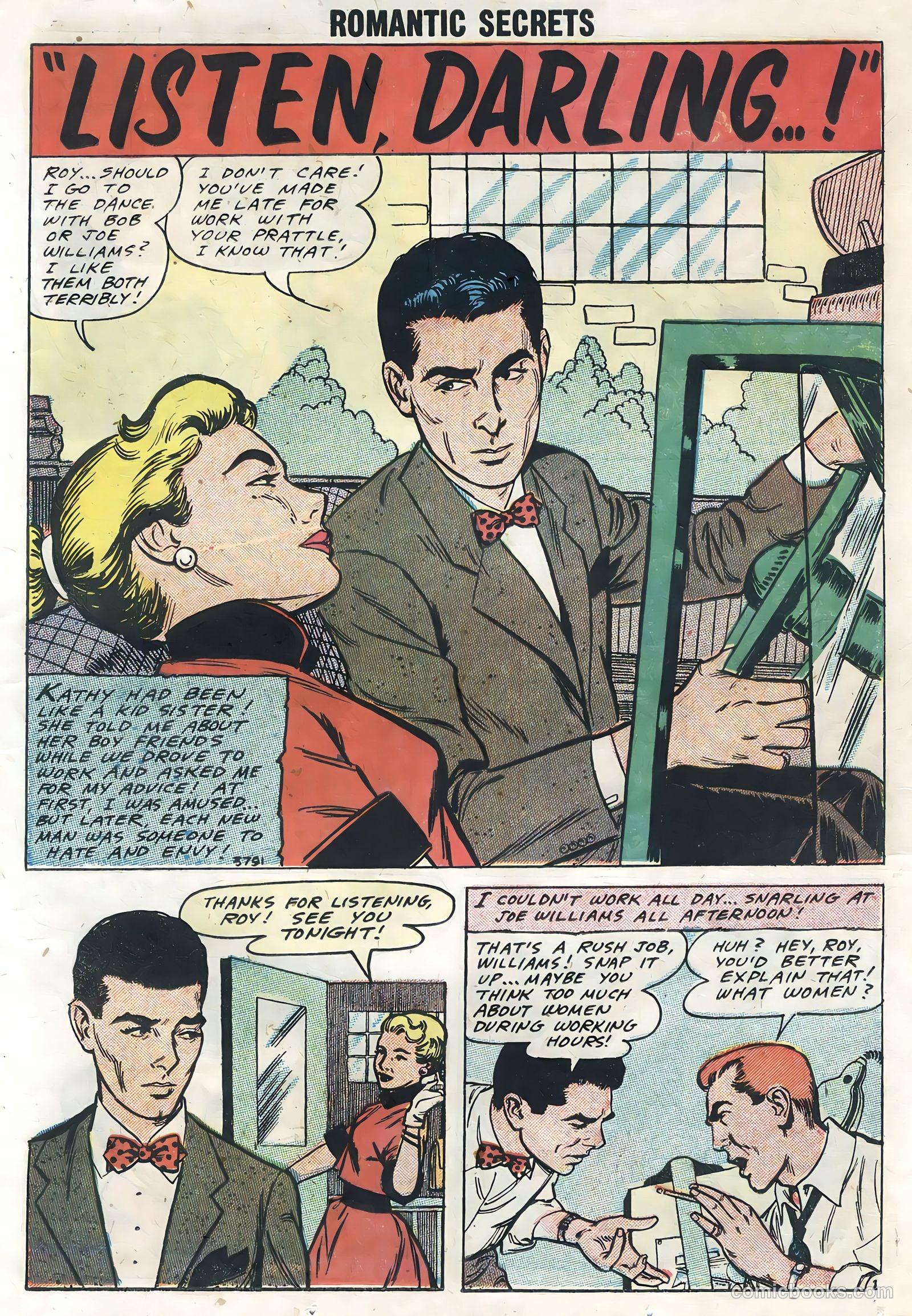 Romantic Secrets #17 (1958) — page 23 of 36
