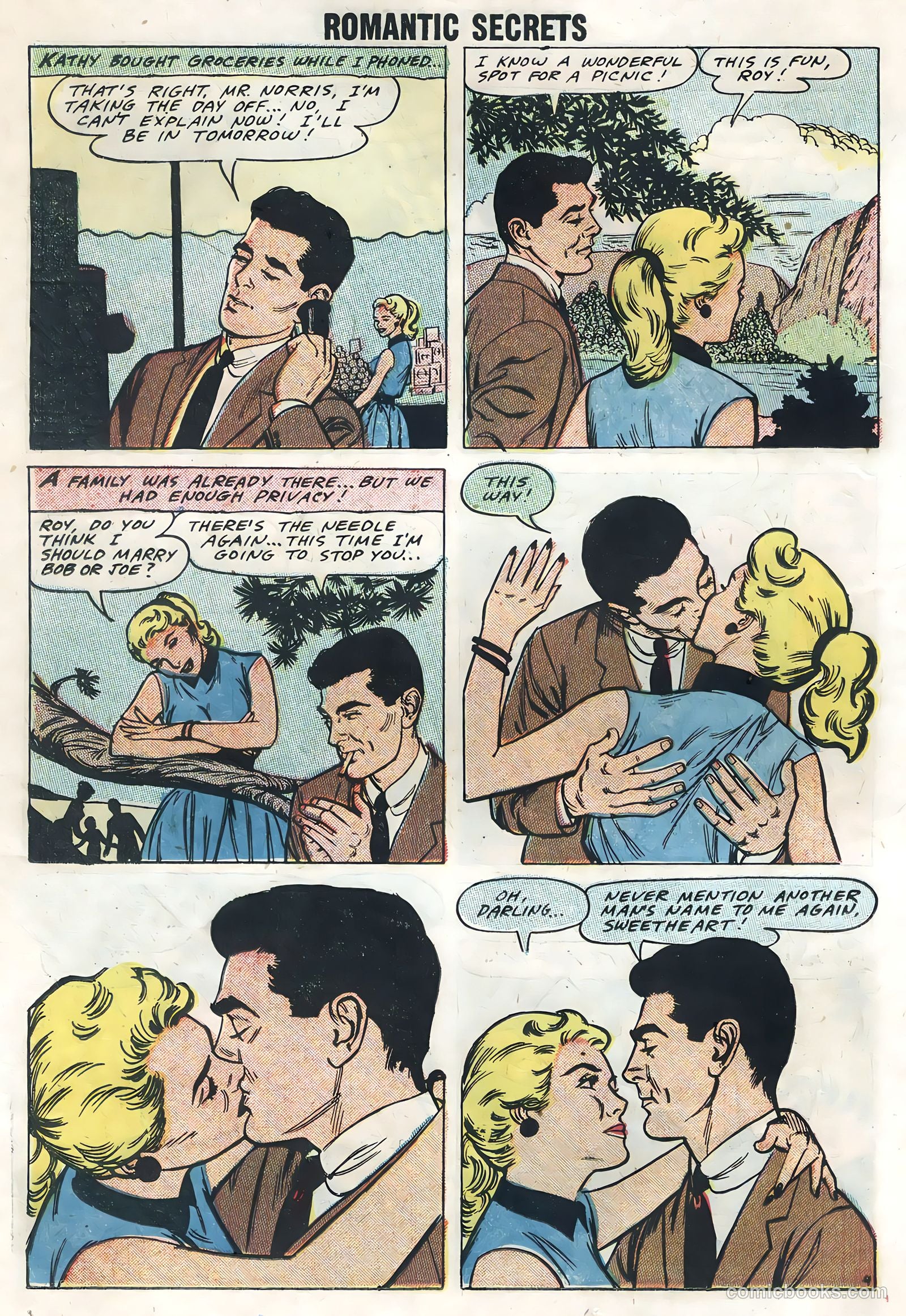 Romantic Secrets #17 (1958) — page 26 of 36