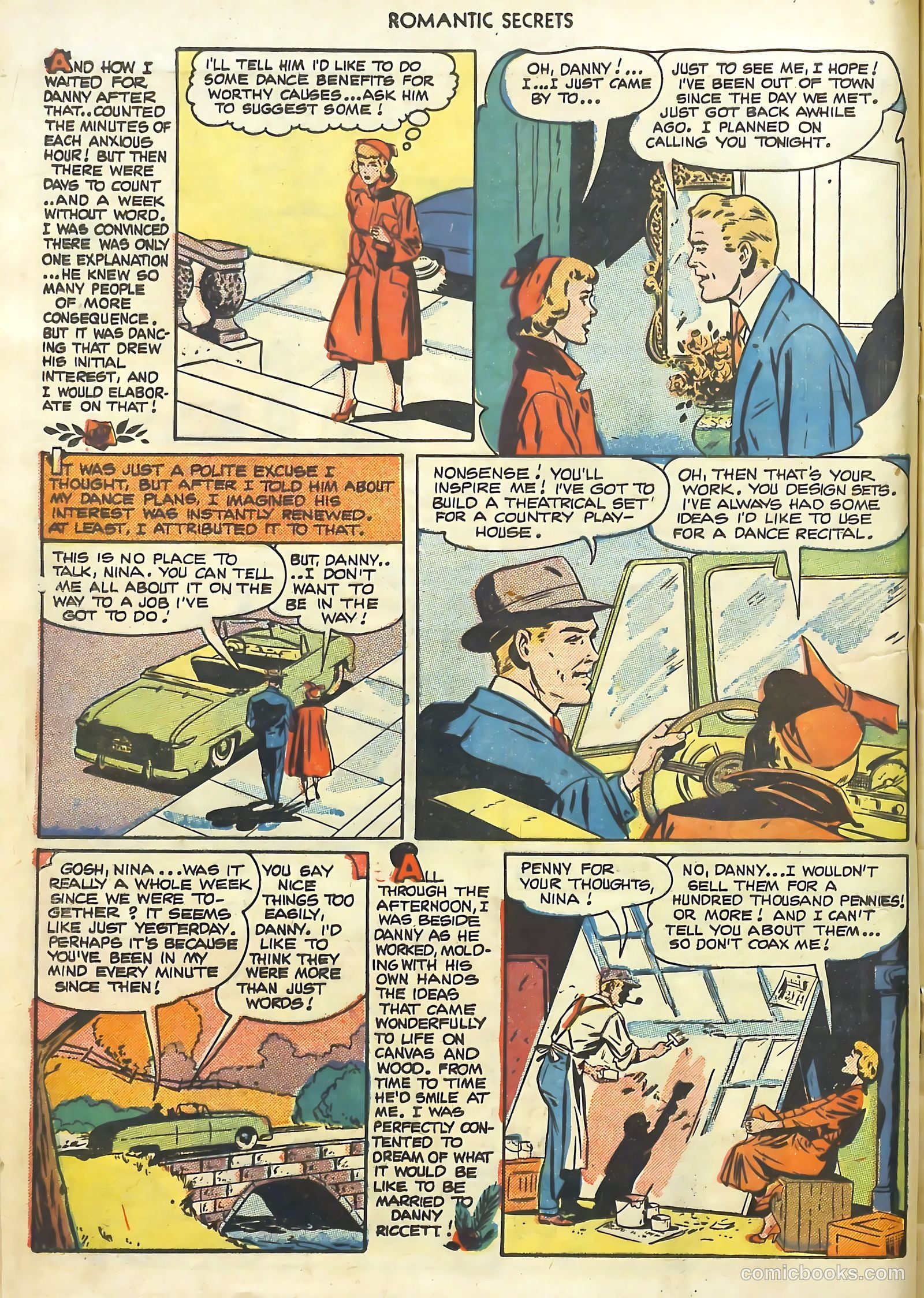 Romantic Secrets #17 (1951) — page 6 of 36