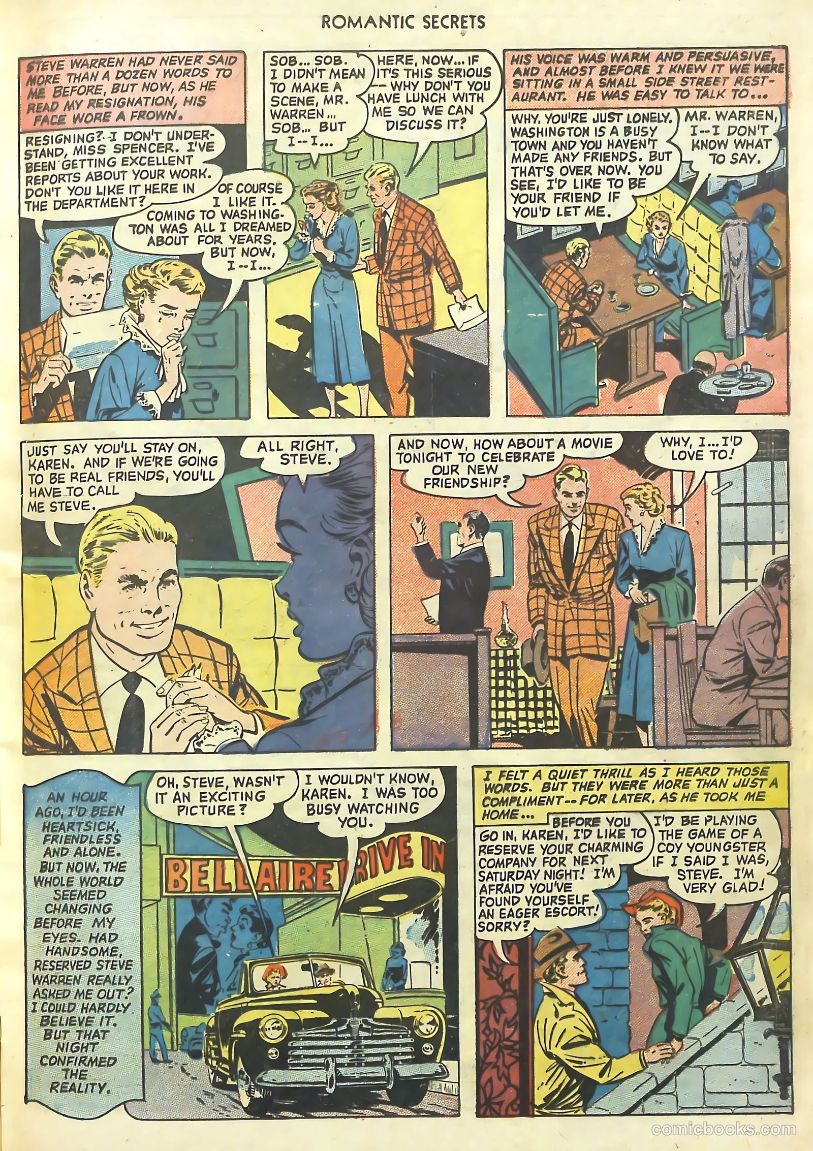 Romantic Secrets #17 (1951) — page 15 of 36