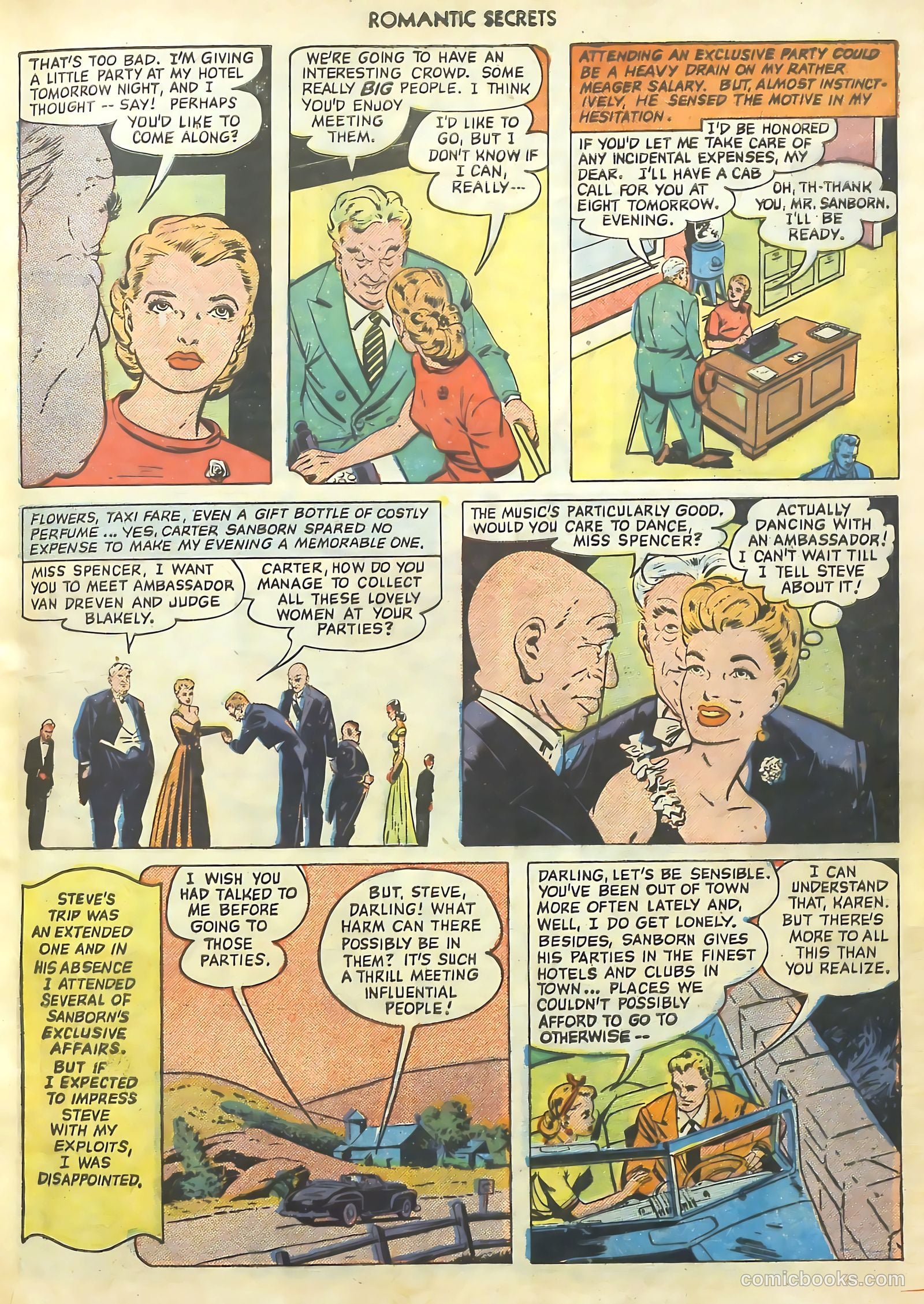 Romantic Secrets #17 (1951) — page 17 of 36