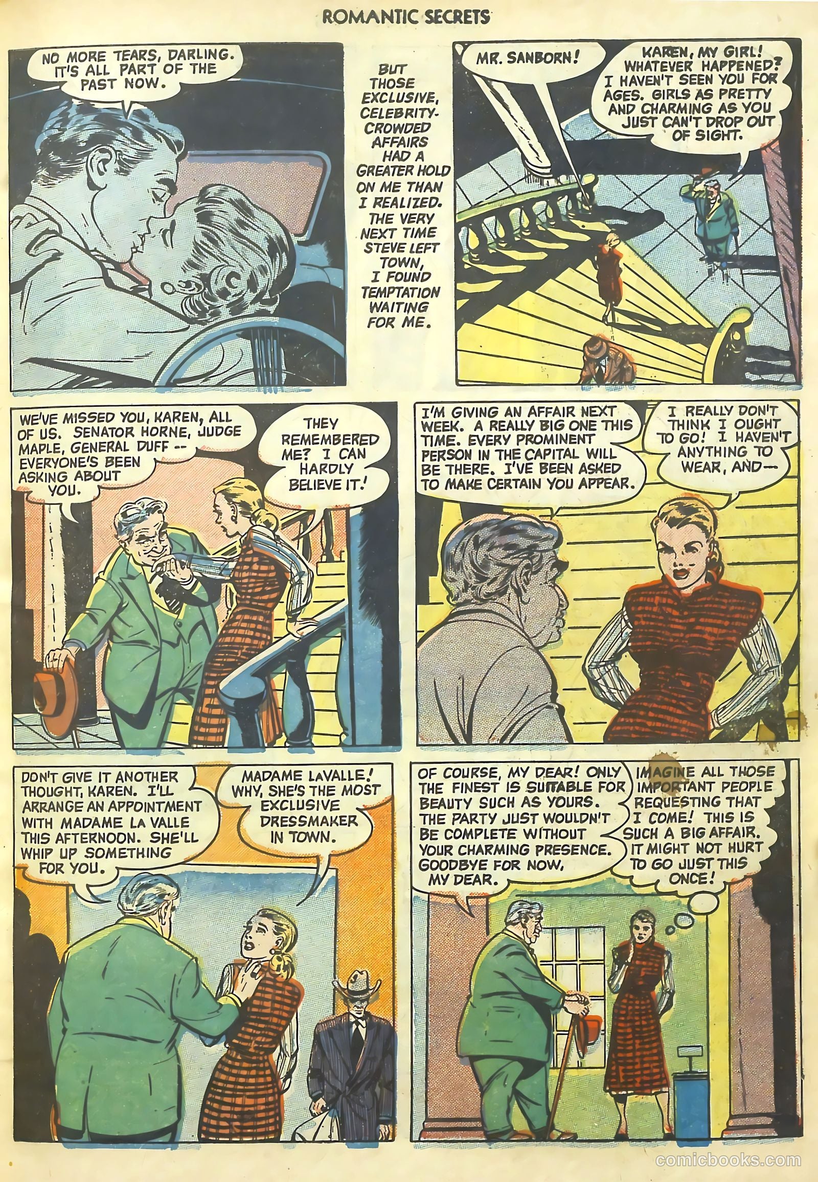 Romantic Secrets #17 (1951) — page 19 of 36