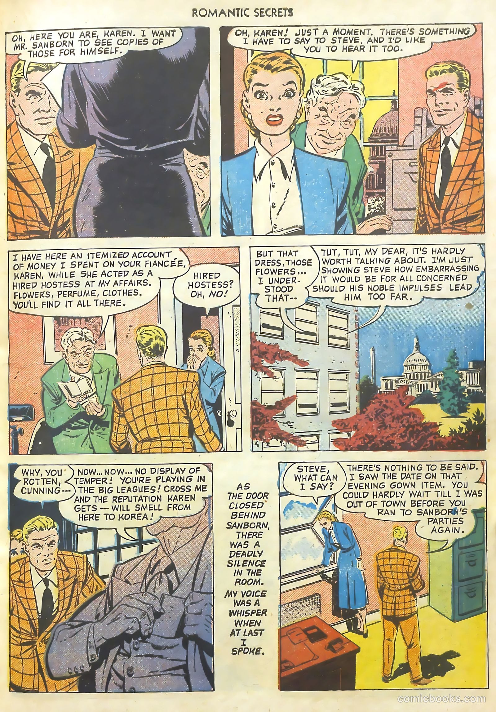 Romantic Secrets #17 (1951) — page 21 of 36