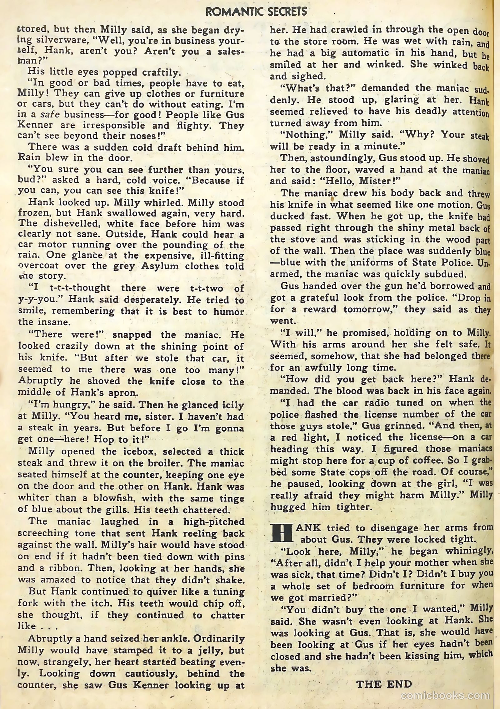 Romantic Secrets #17 (1951) — page 26 of 36