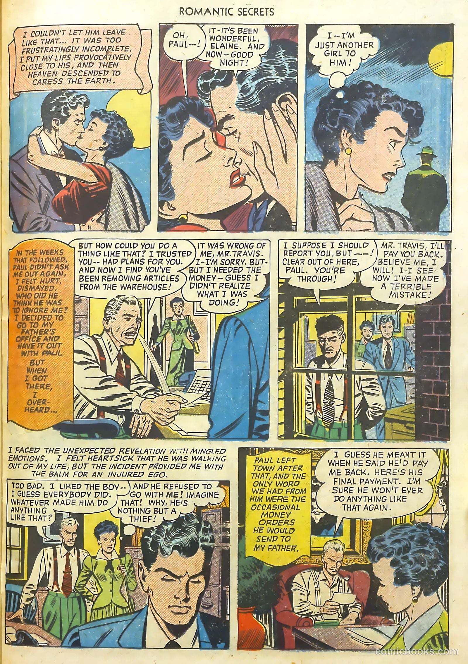 Romantic Secrets #17 (1951) — page 29 of 36