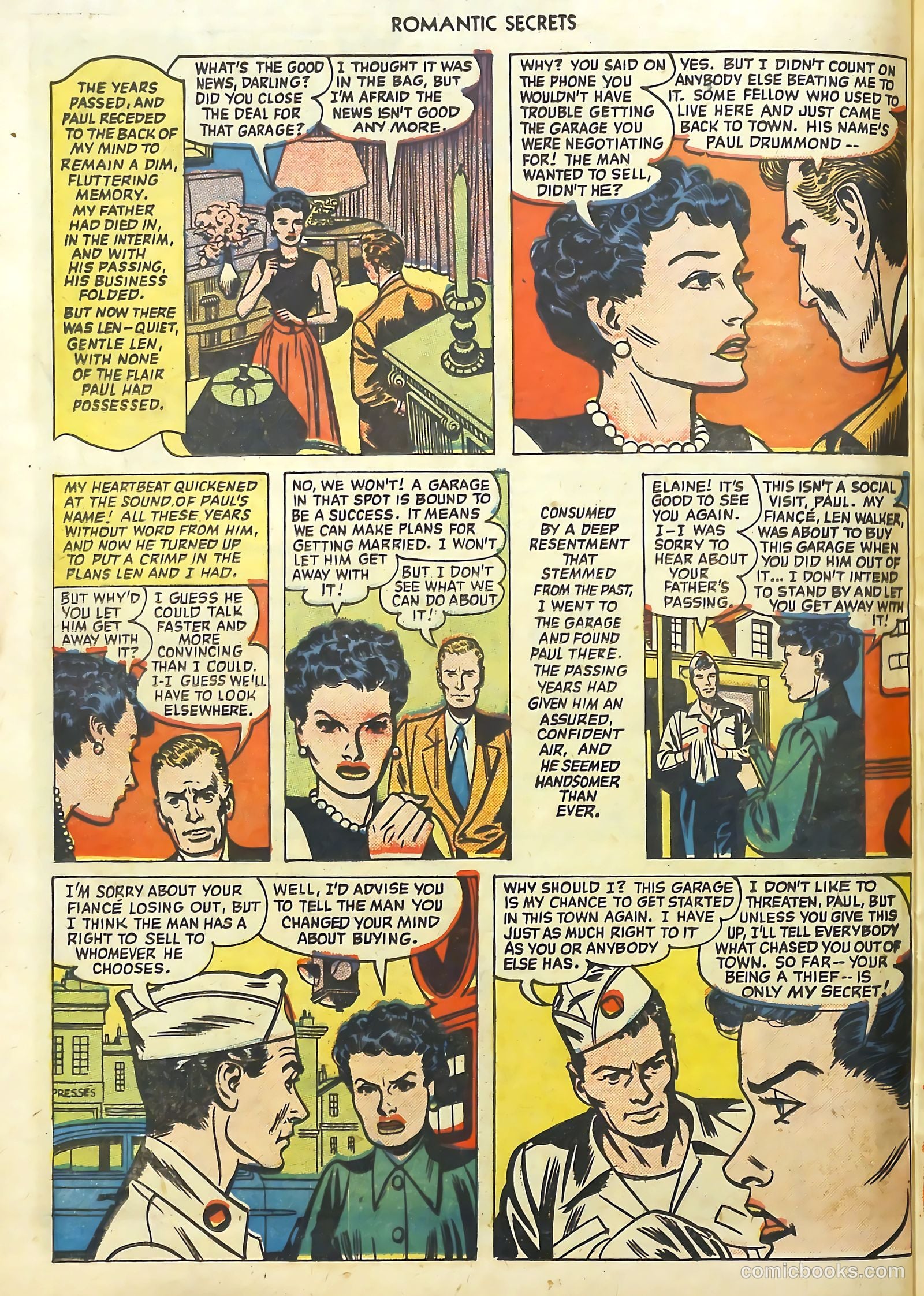 Romantic Secrets #17 (1951) — page 30 of 36