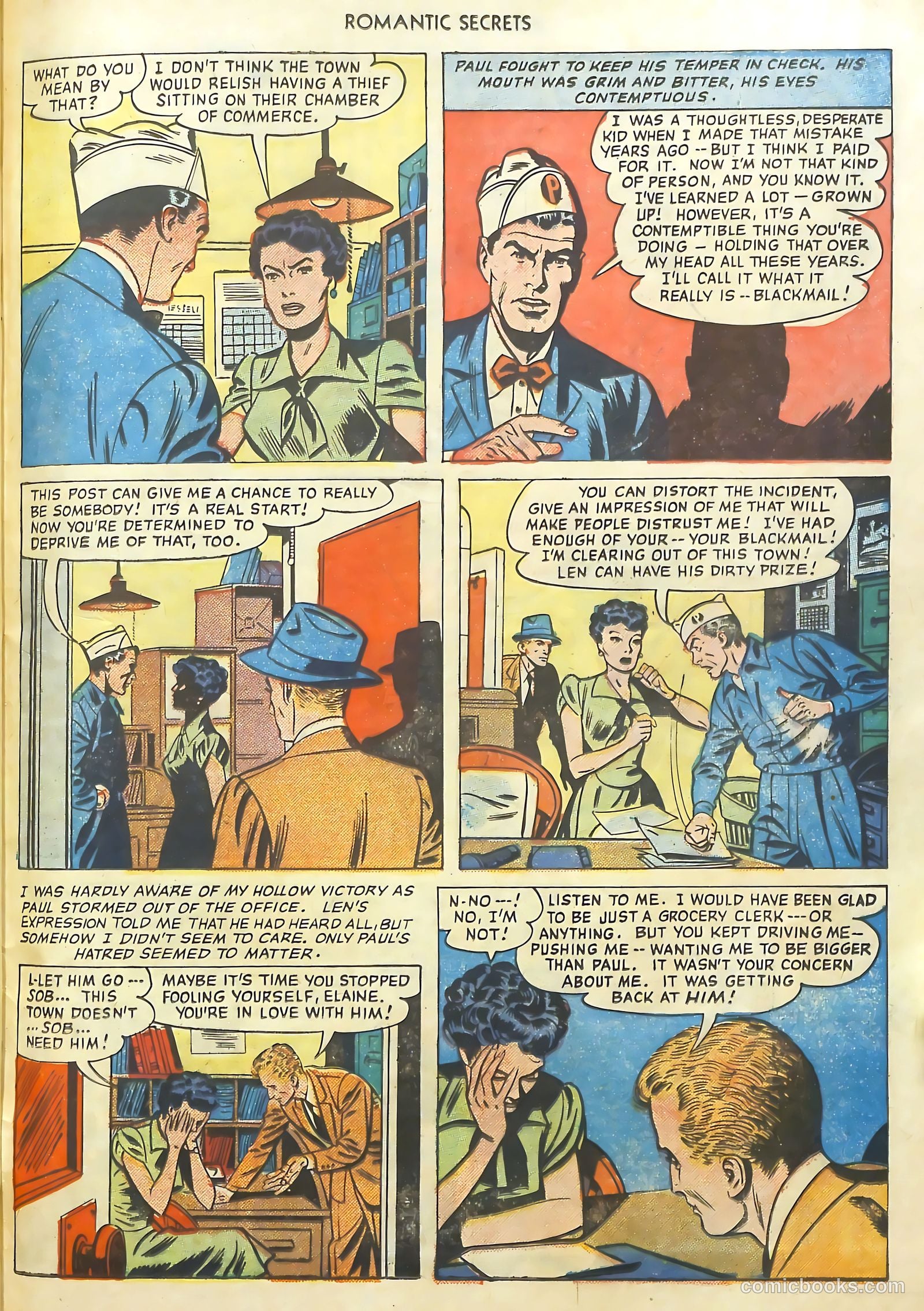 Romantic Secrets #17 (1951) — page 33 of 36