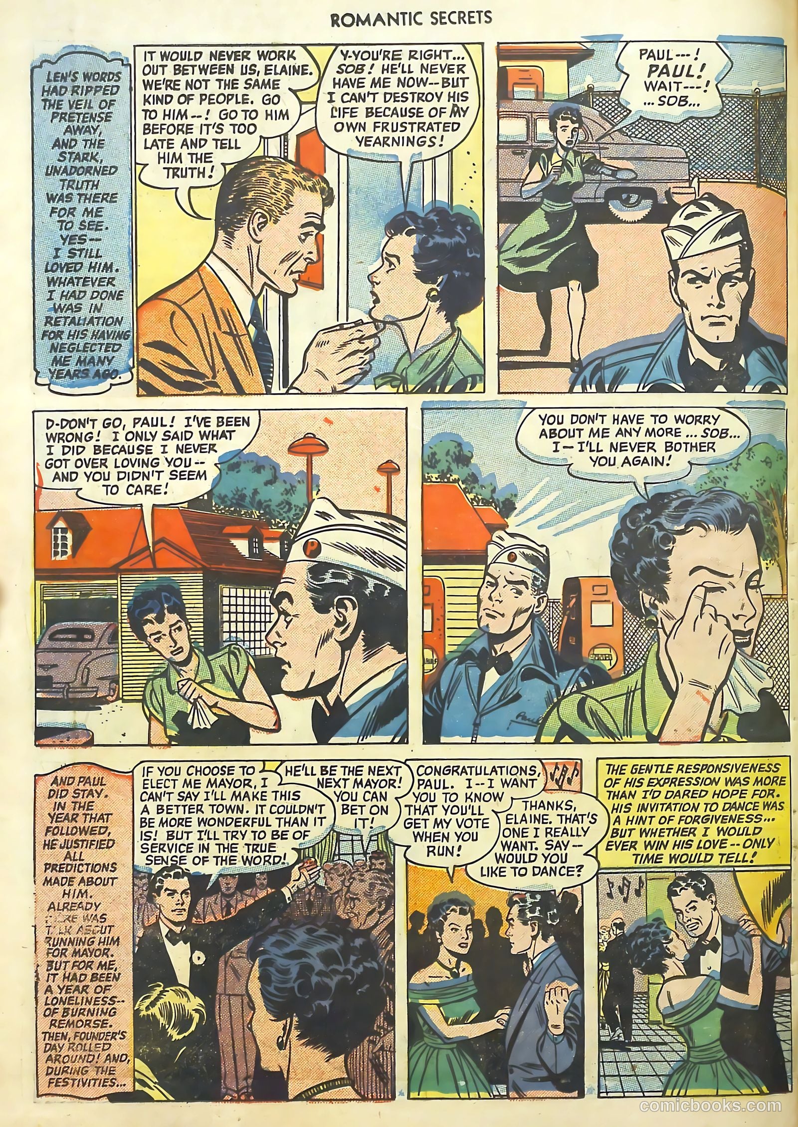 Romantic Secrets #17 (1951) — page 34 of 36