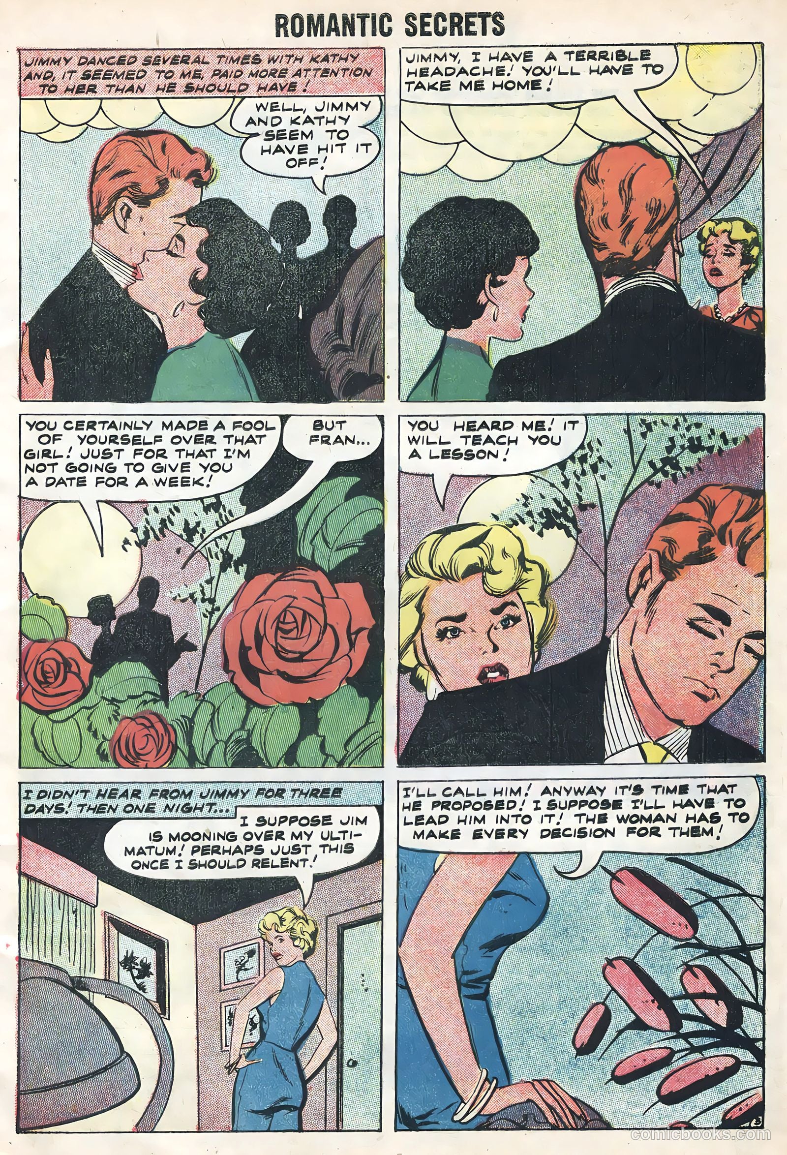 Romantic Secrets #18 (1958) — page 5 of 36