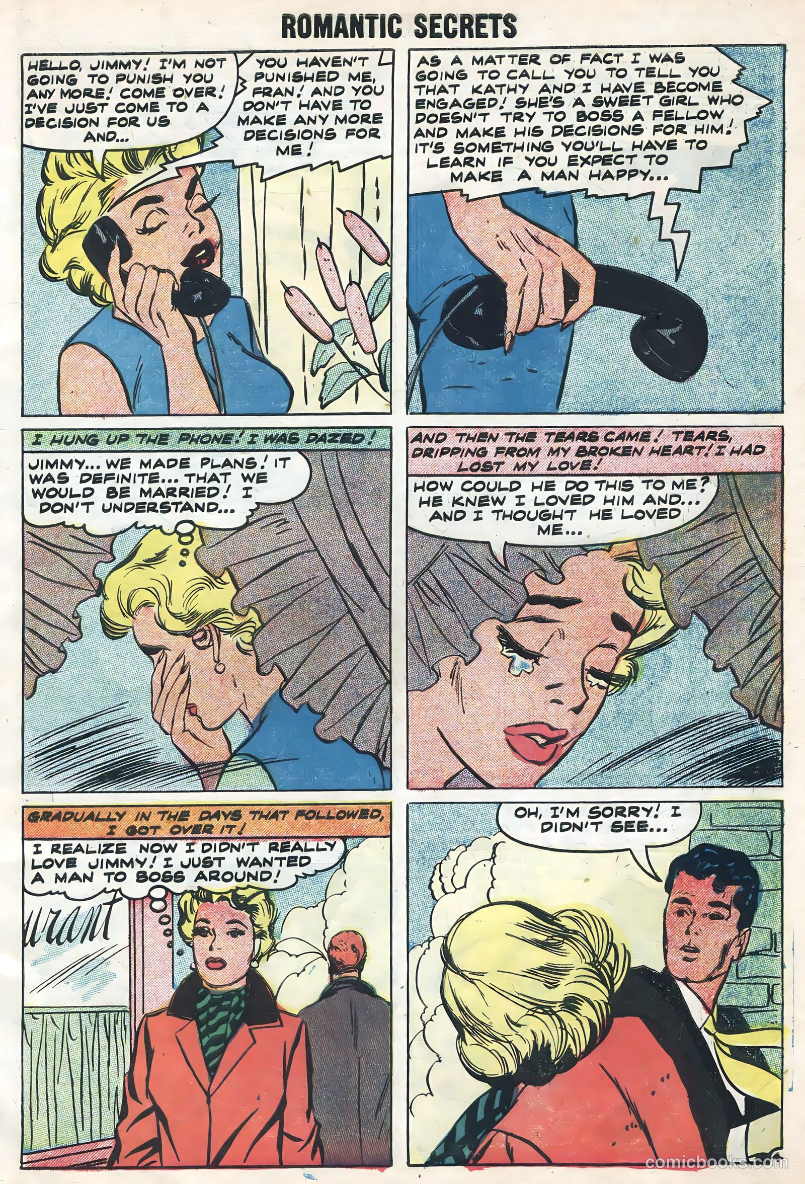 Romantic Secrets #18 (1958) — page 7 of 36