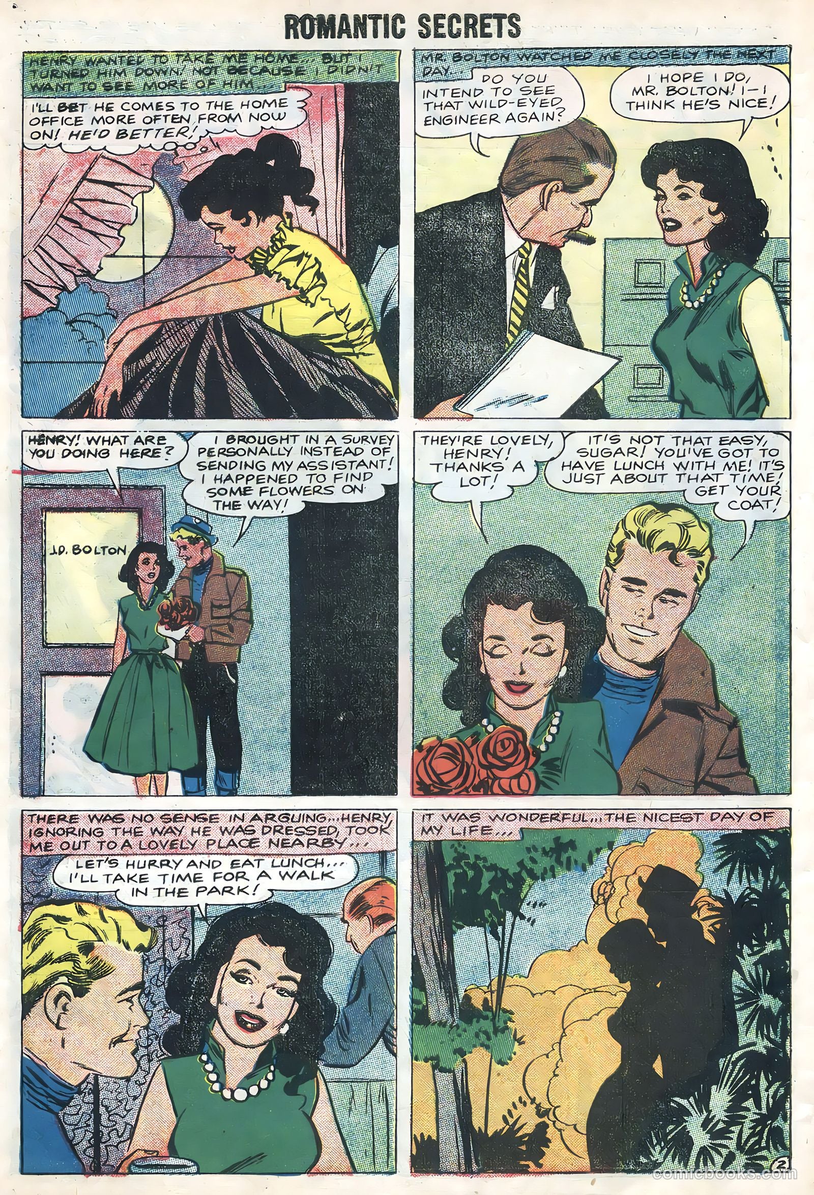 Romantic Secrets #18 (1958) — page 10 of 36