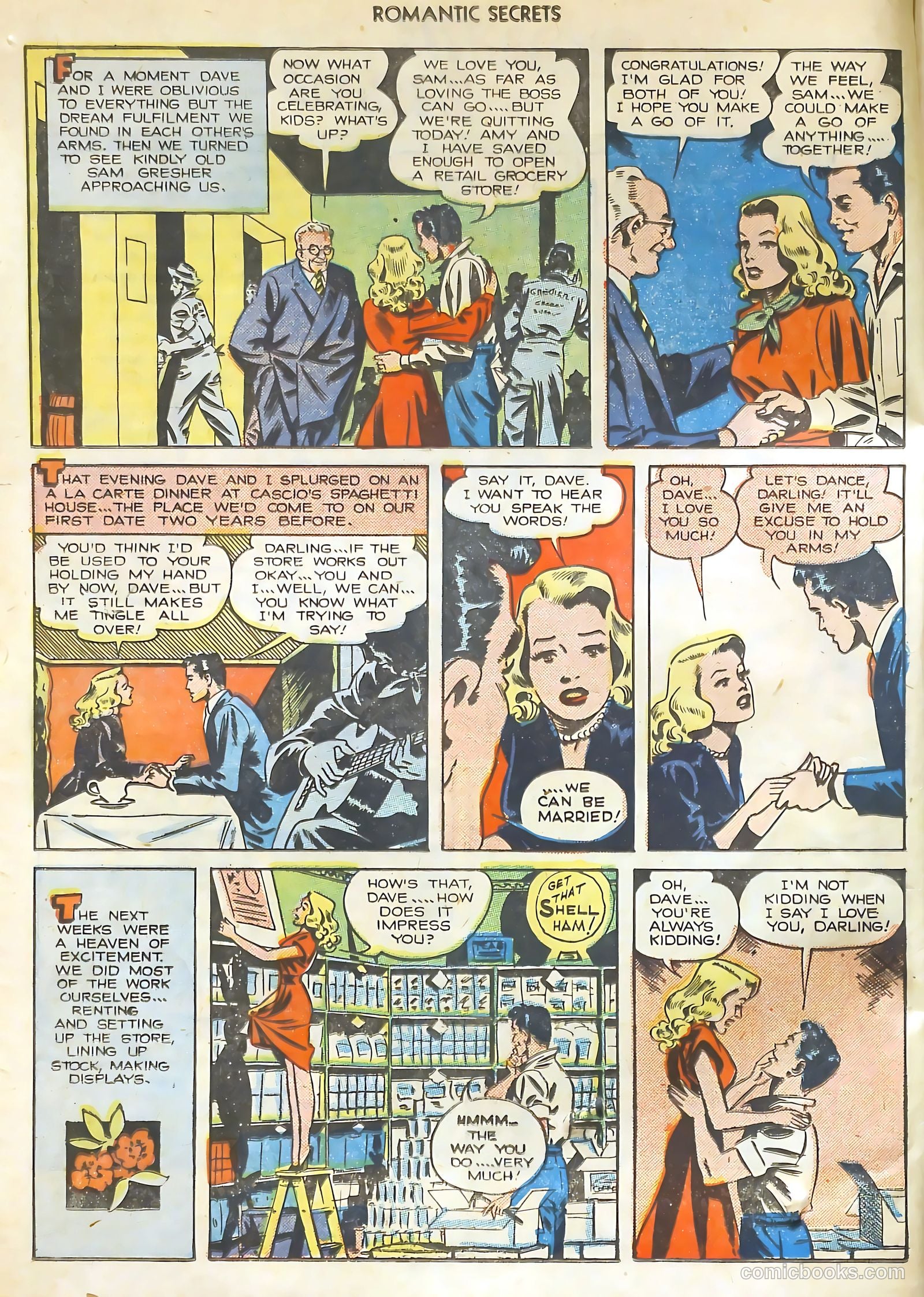 Romantic Secrets #18 (1951) — page 4 of 36