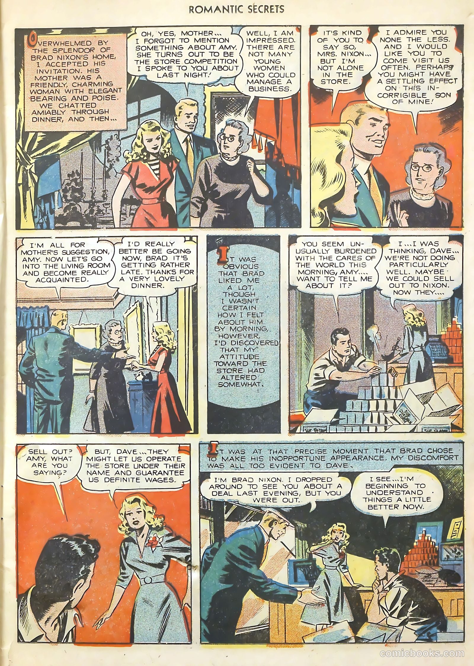 Romantic Secrets #18 (1951) — page 7 of 36