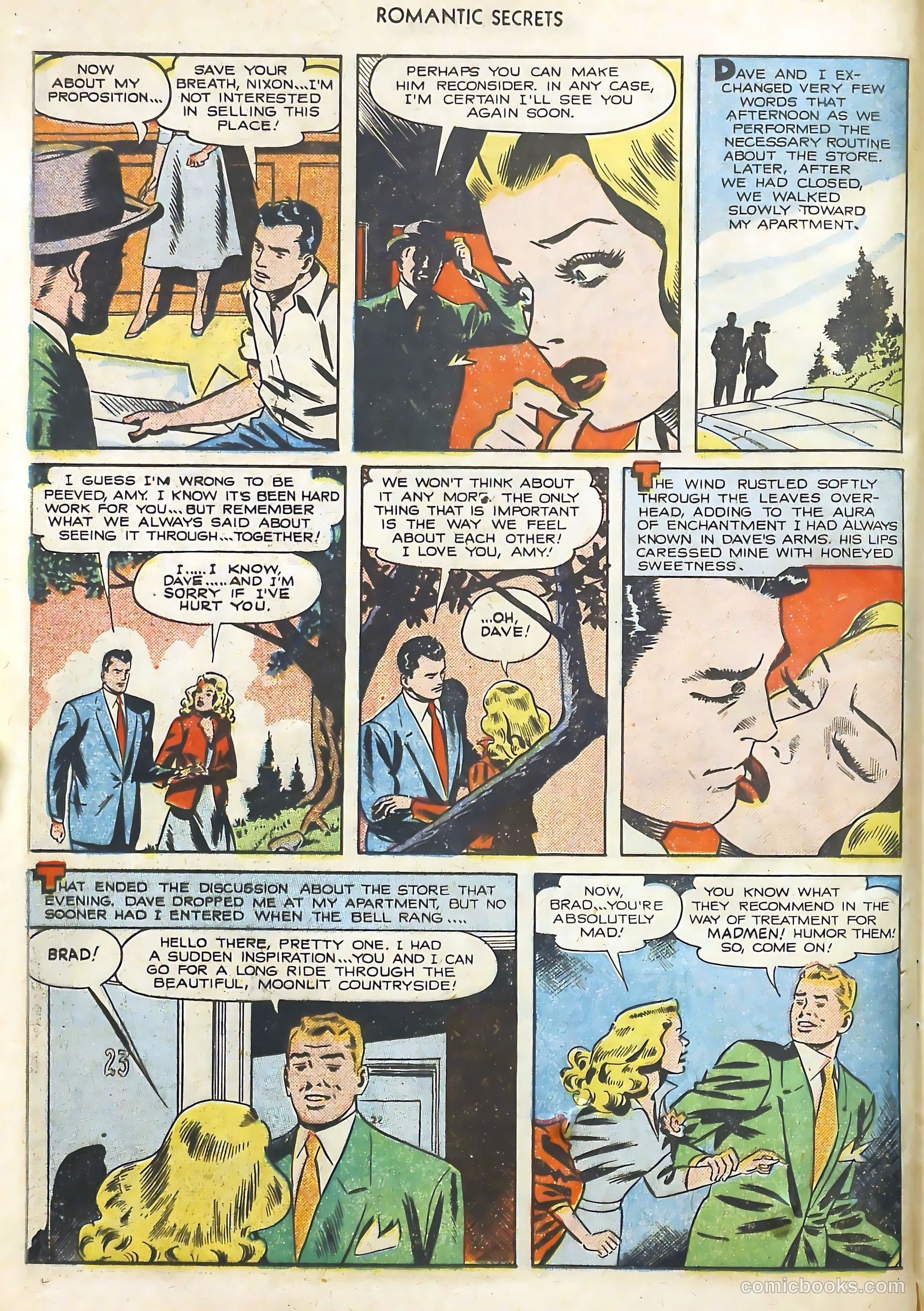 Romantic Secrets #18 (1951) — page 8 of 36
