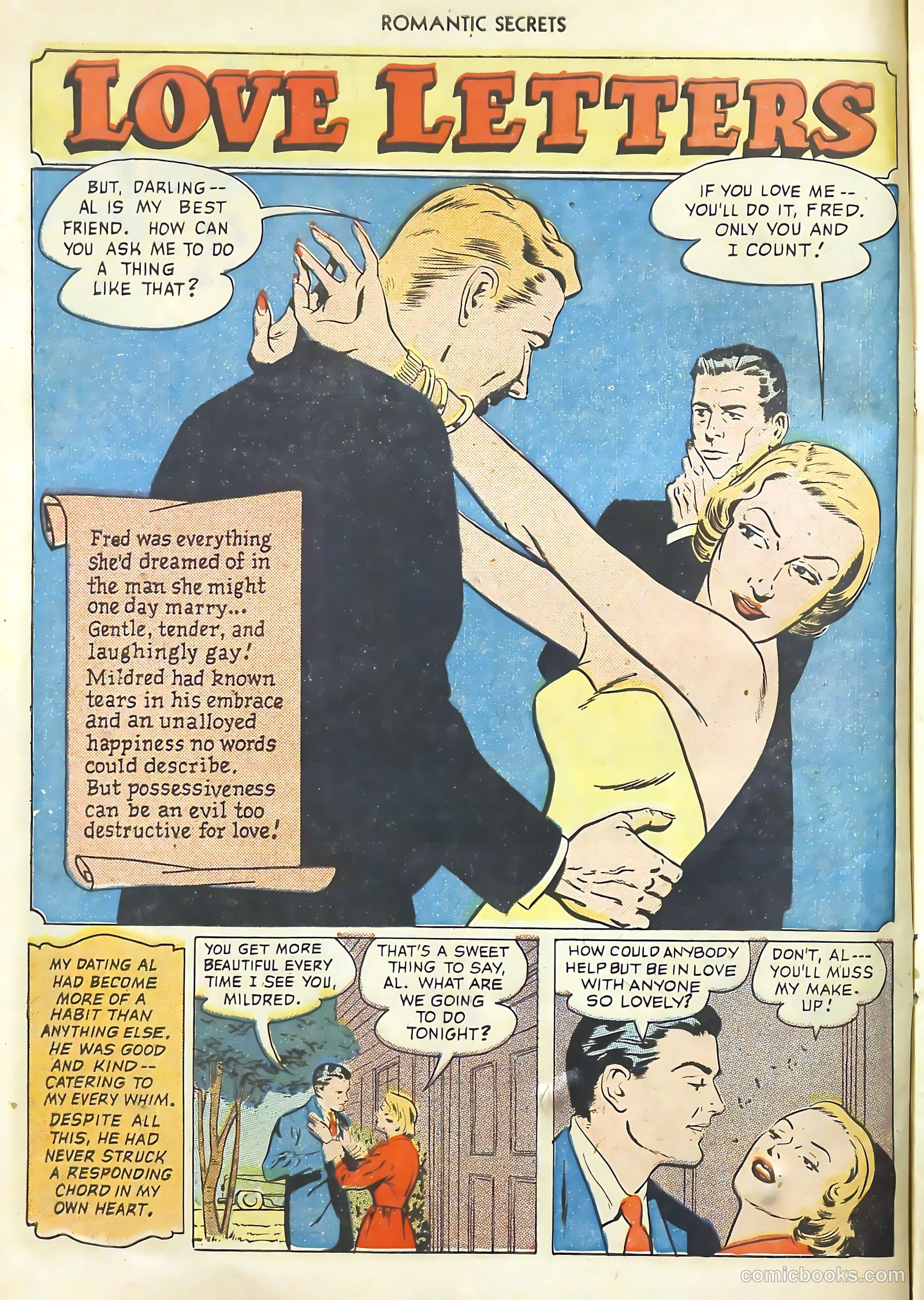 Romantic Secrets #18 (1951) — page 14 of 36