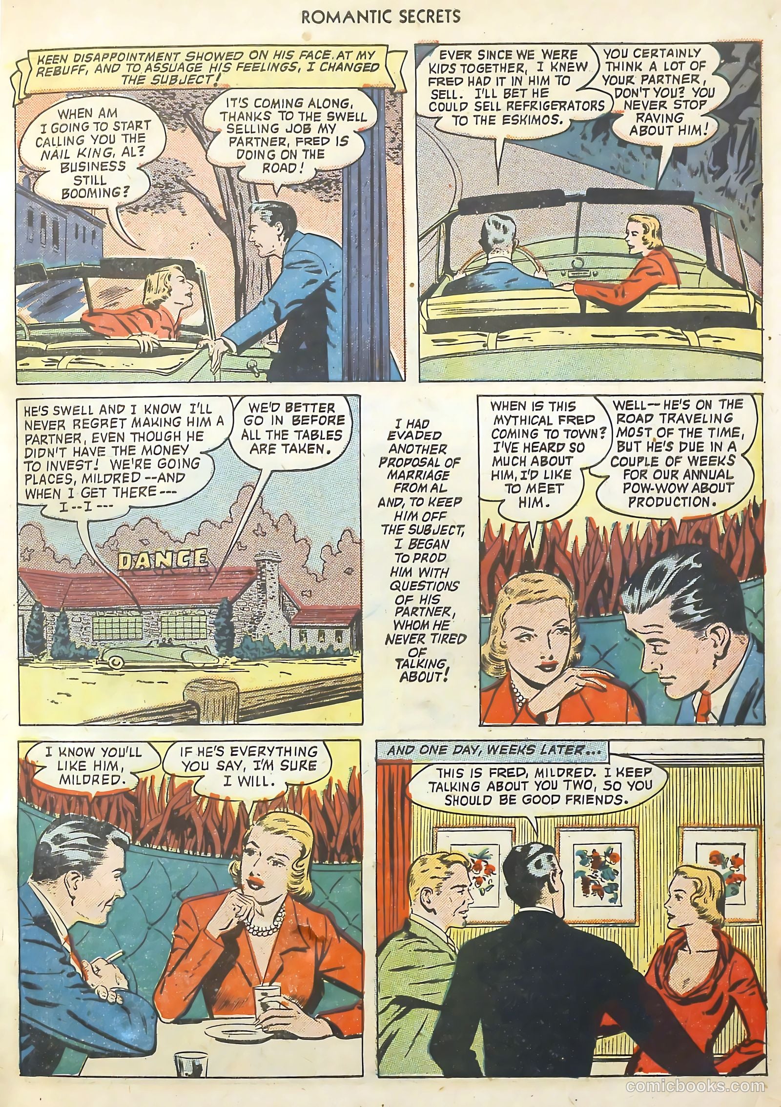 Romantic Secrets #18 (1951) — page 15 of 36