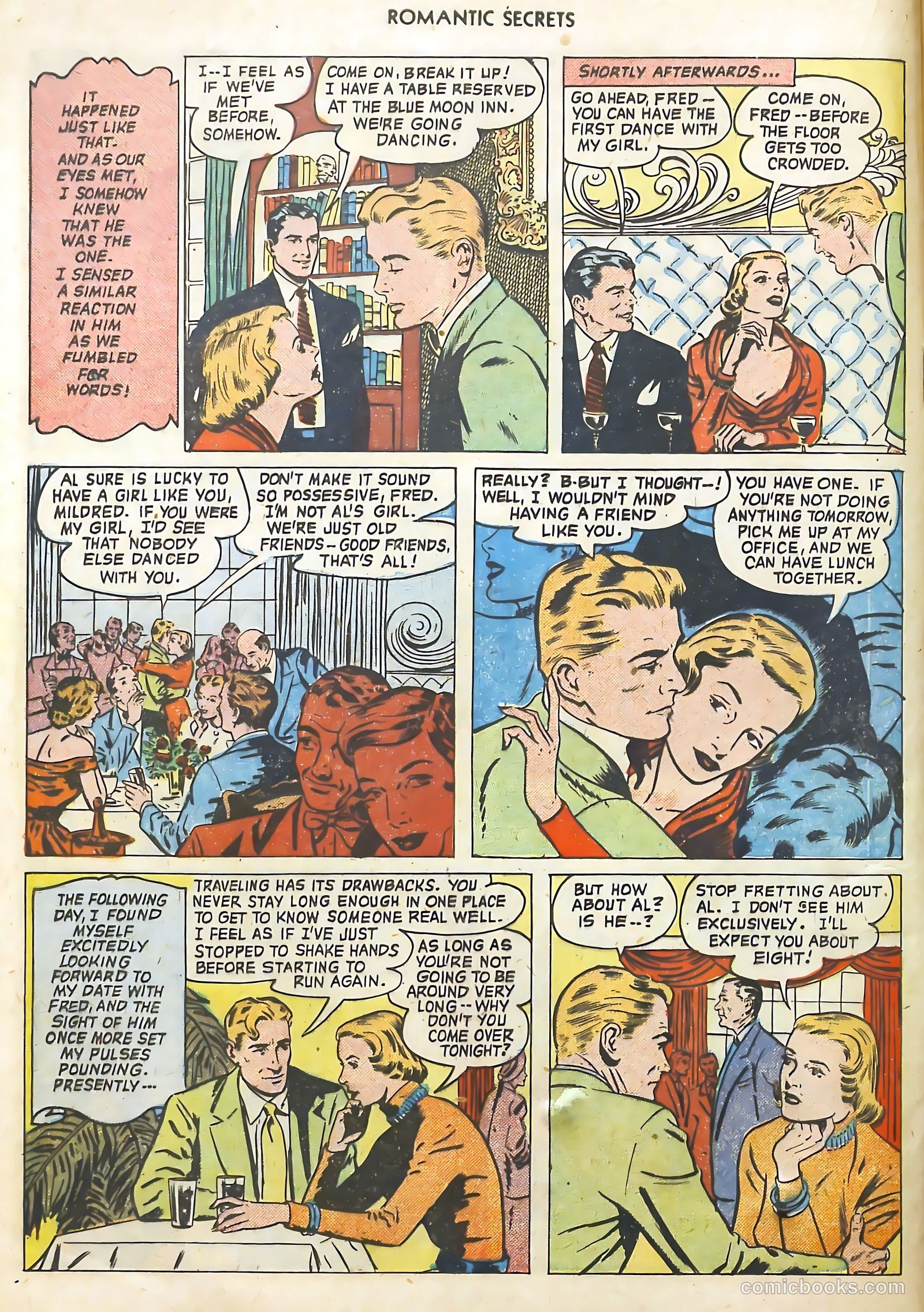 Romantic Secrets #18 (1951) — page 16 of 36