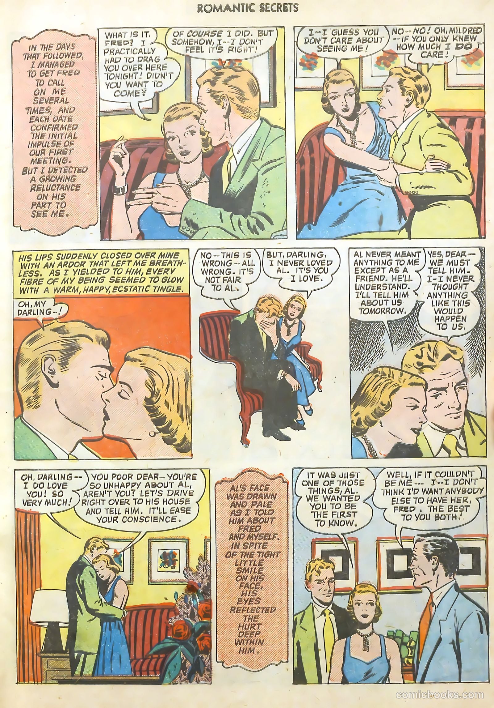 Romantic Secrets #18 (1951) — page 17 of 36