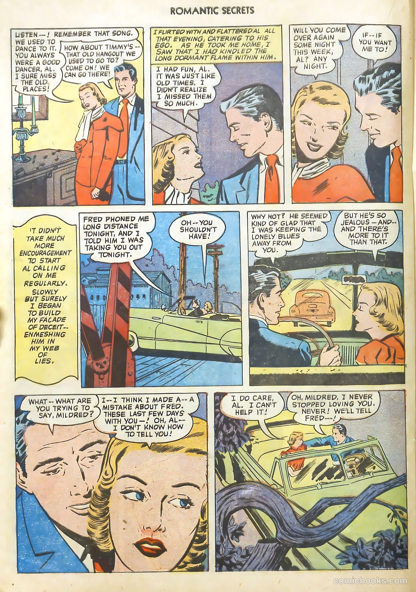 Romantic Secrets #18 (1951) — page 20 of 36