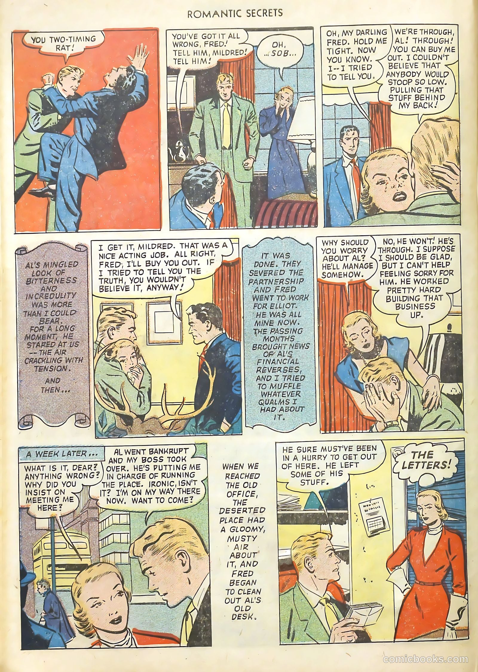 Romantic Secrets #18 (1951) — page 22 of 36