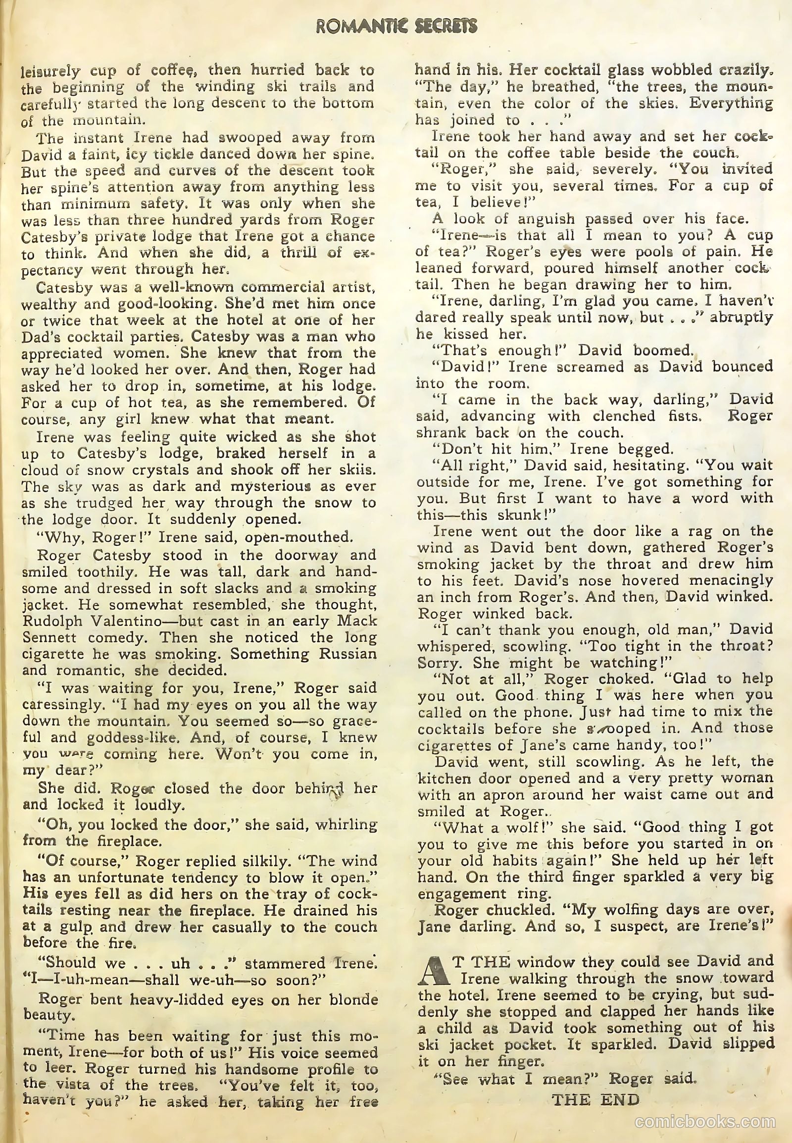 Romantic Secrets #18 (1951) — page 25 of 36