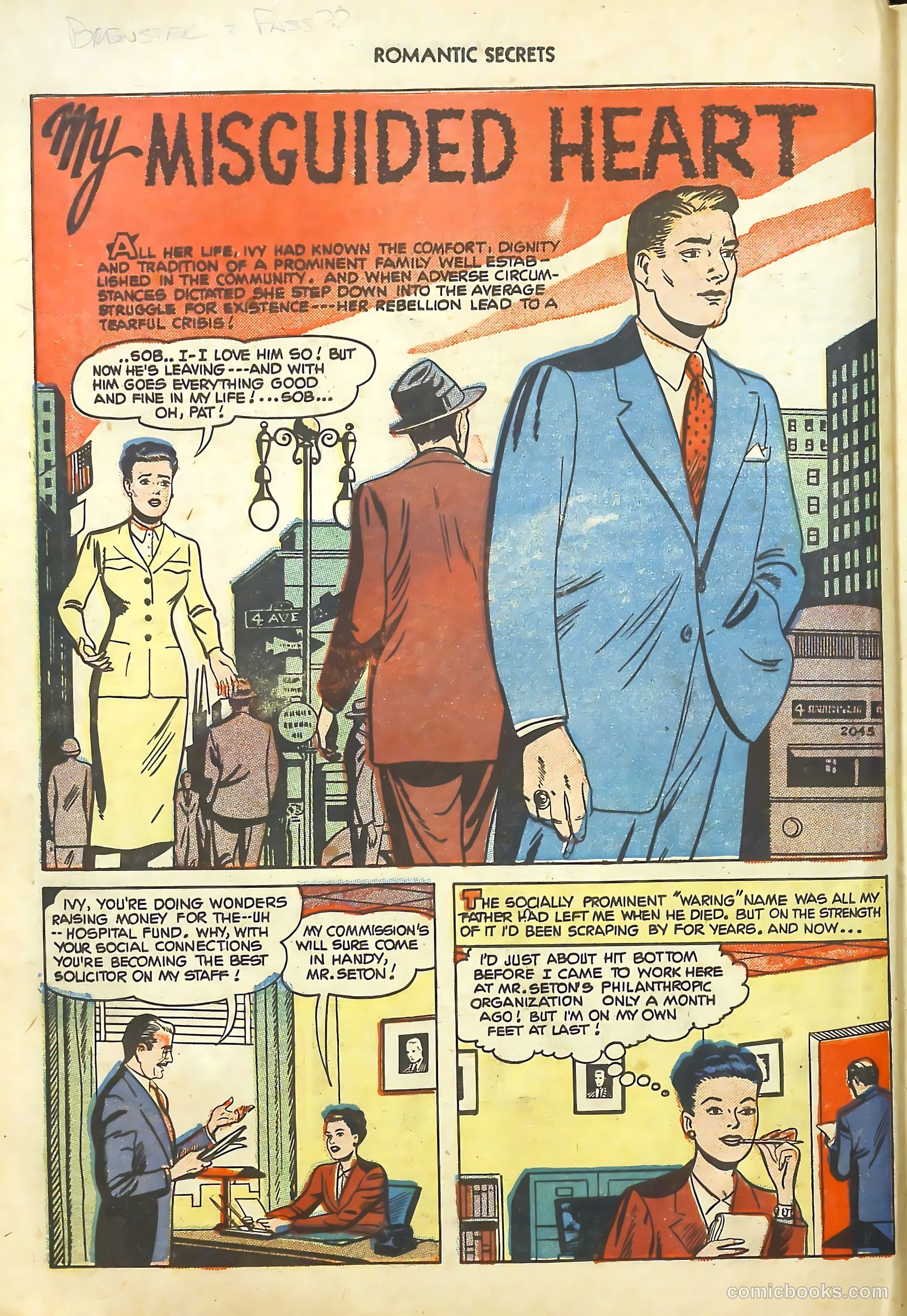 Romantic Secrets #18 (1951) — page 26 of 36