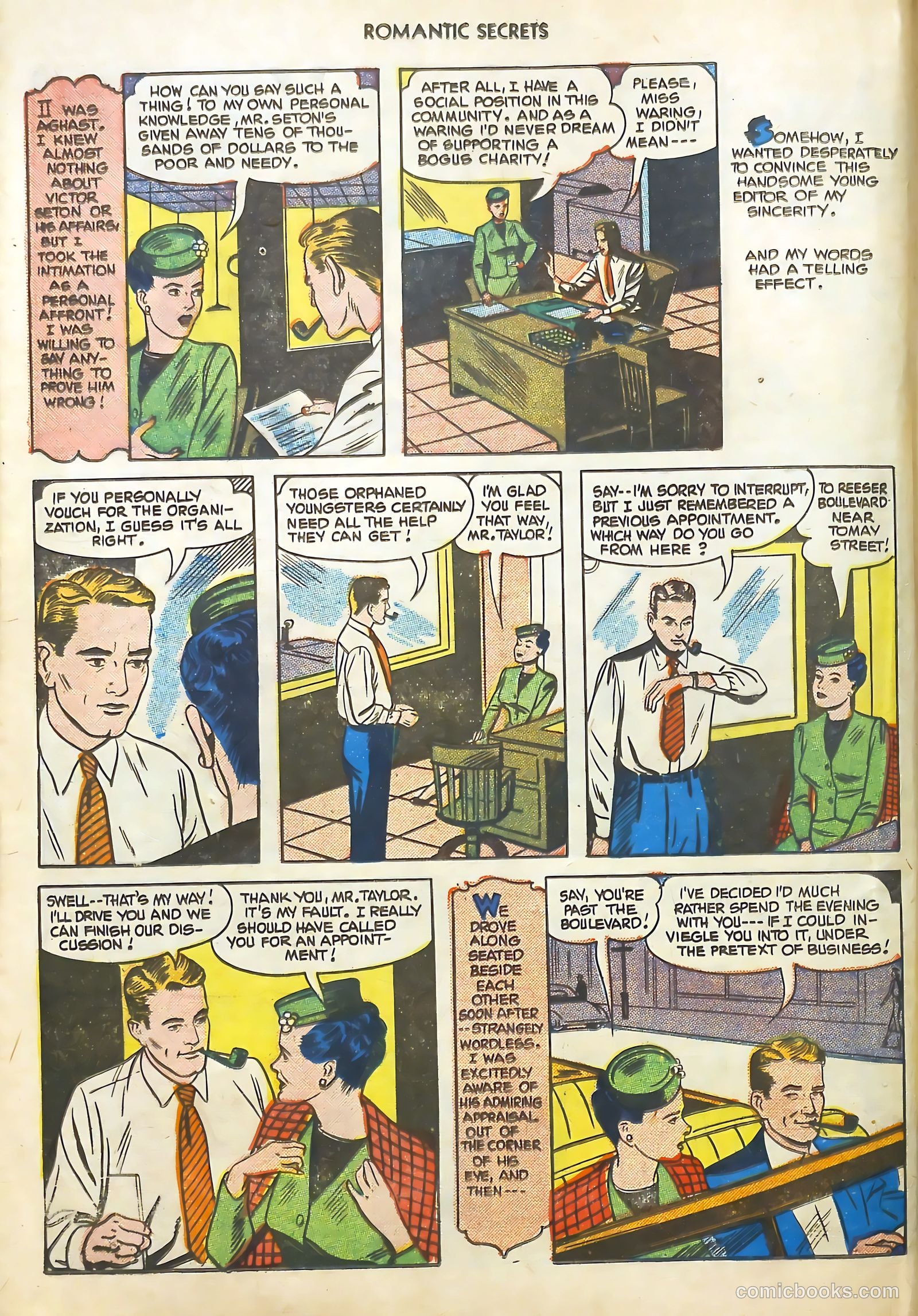 Romantic Secrets #18 (1951) — page 28 of 36