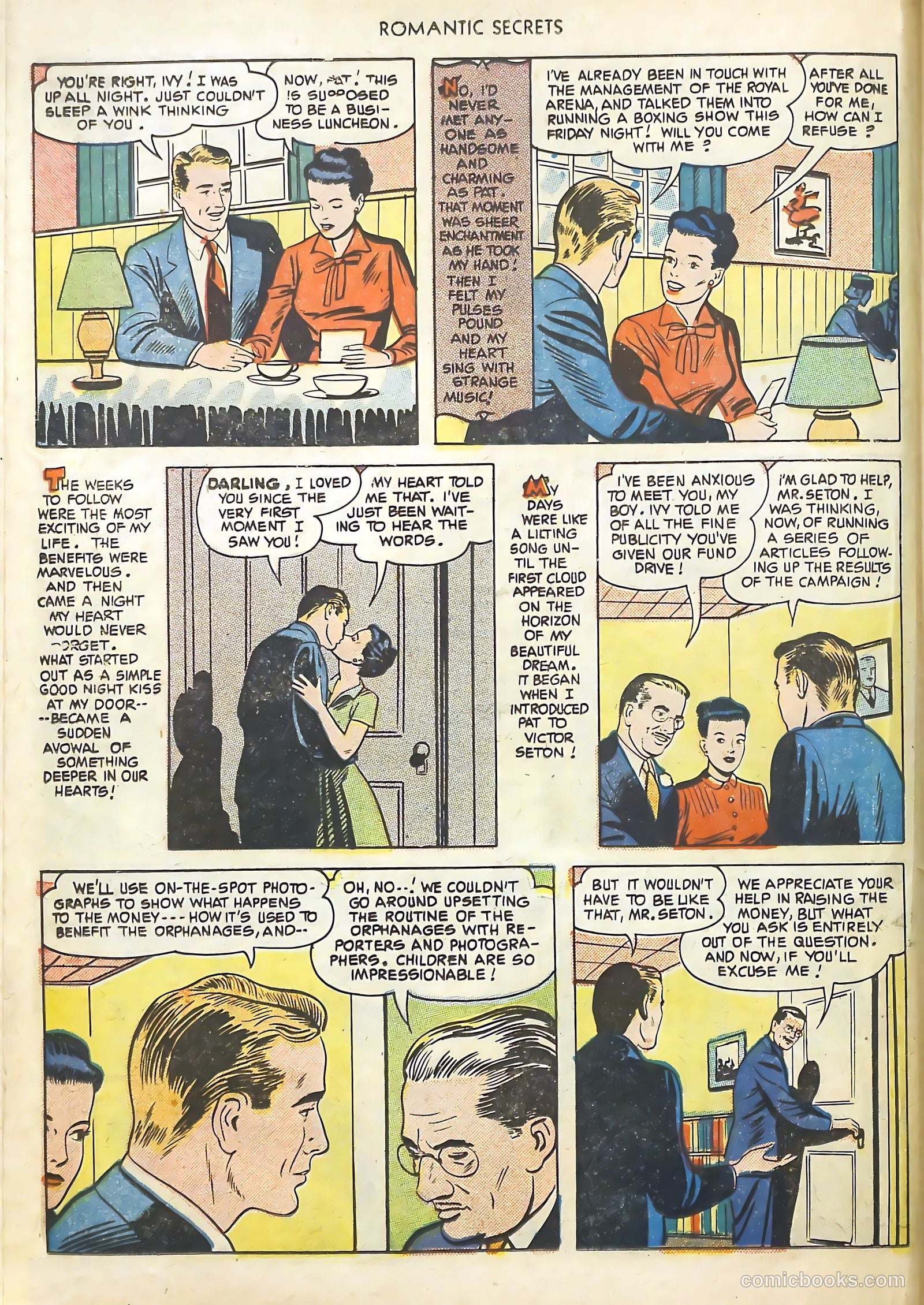 Romantic Secrets #18 (1951) — page 30 of 36