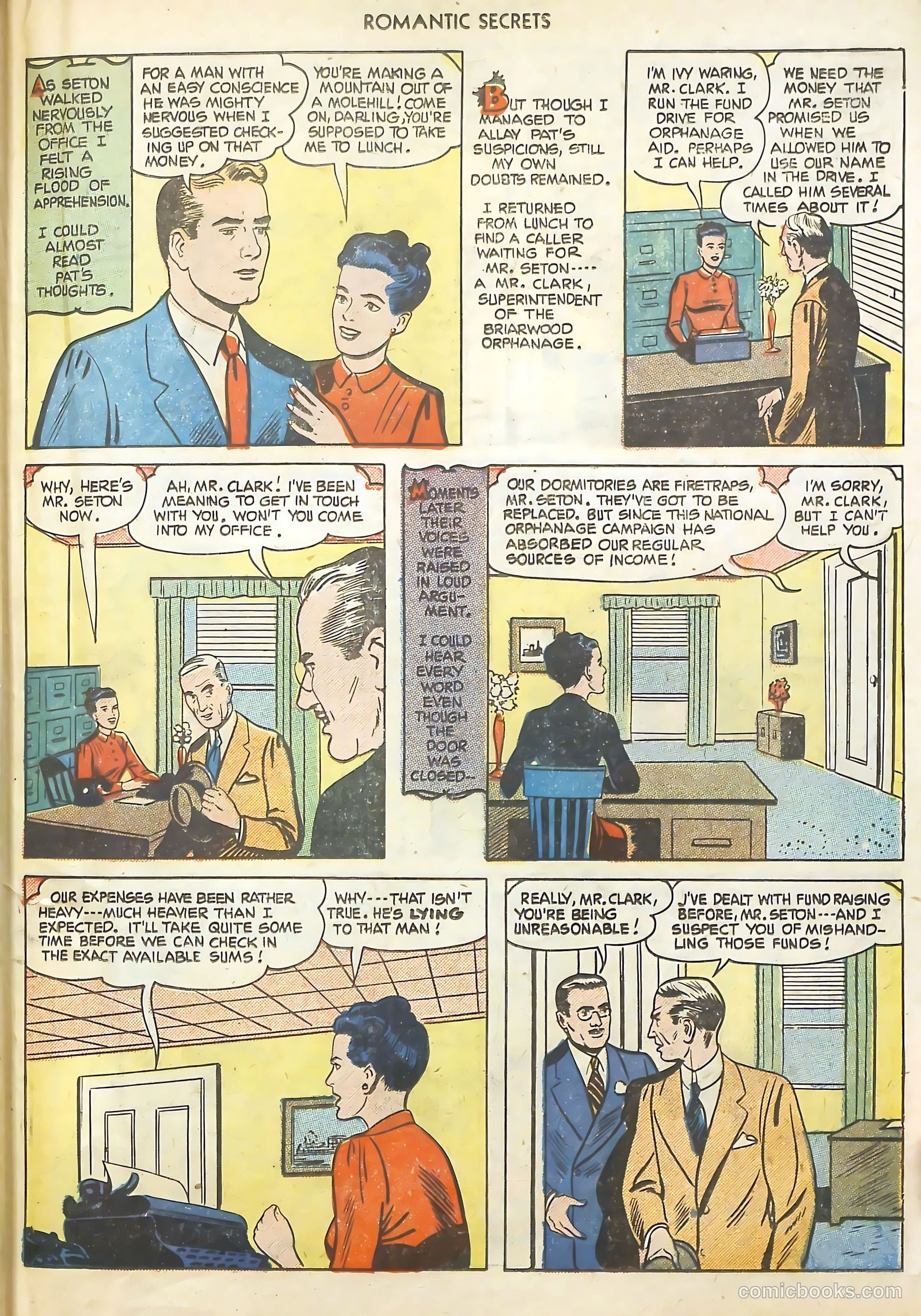 Romantic Secrets #18 (1951) — page 31 of 36