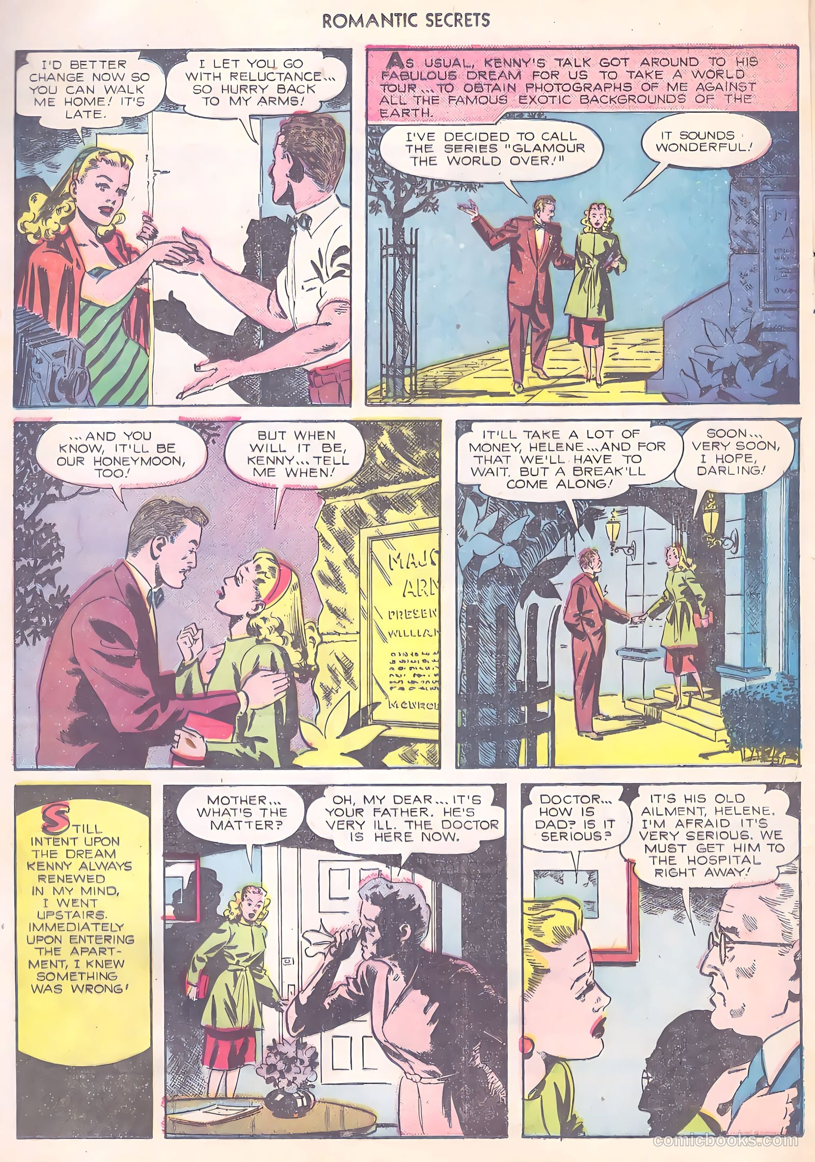 Romantic Secrets #19 (1951) — page 4 of 36