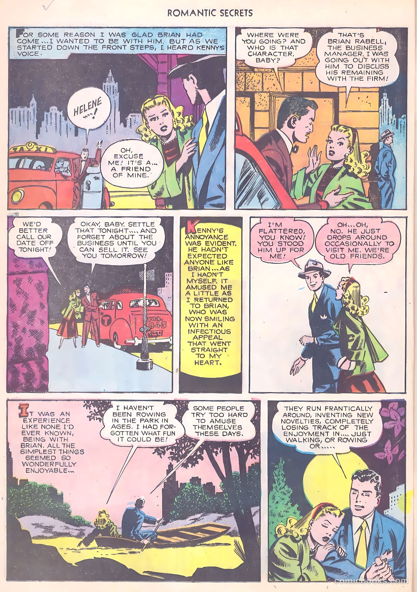 Romantic Secrets #19 (1951) — page 8 of 36