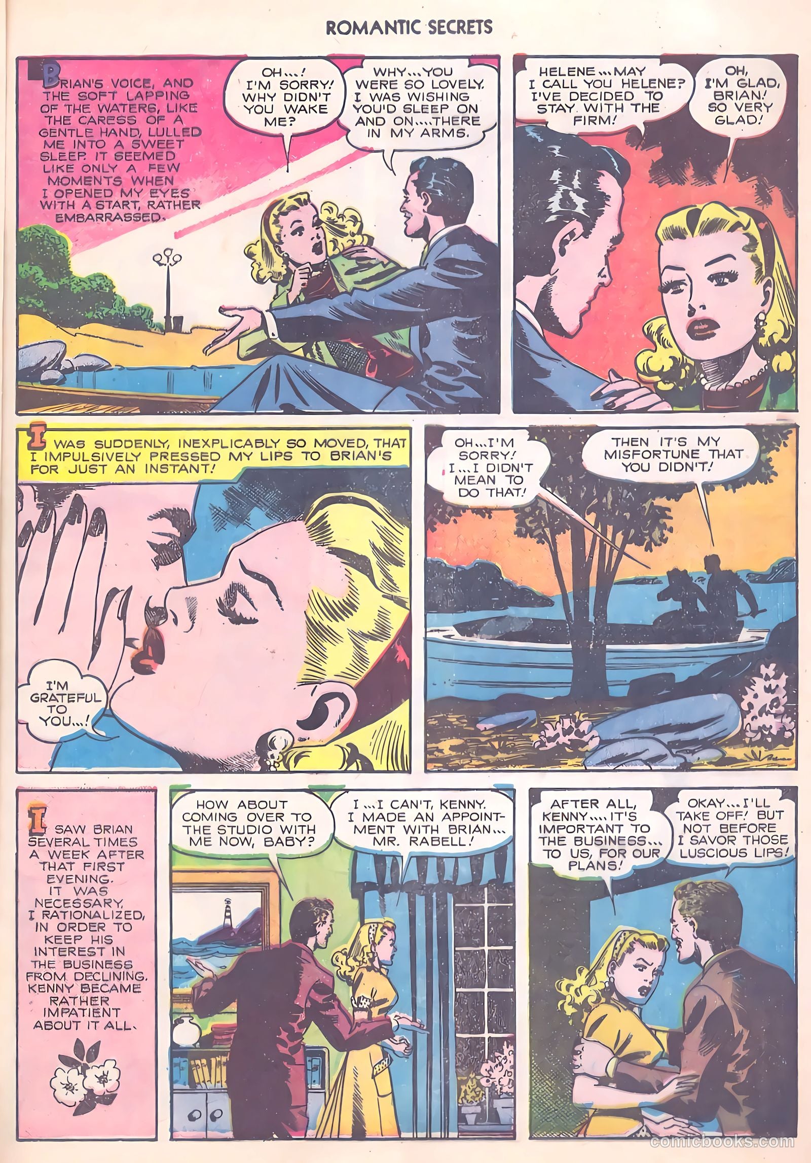 Romantic Secrets #19 (1951) — page 9 of 36