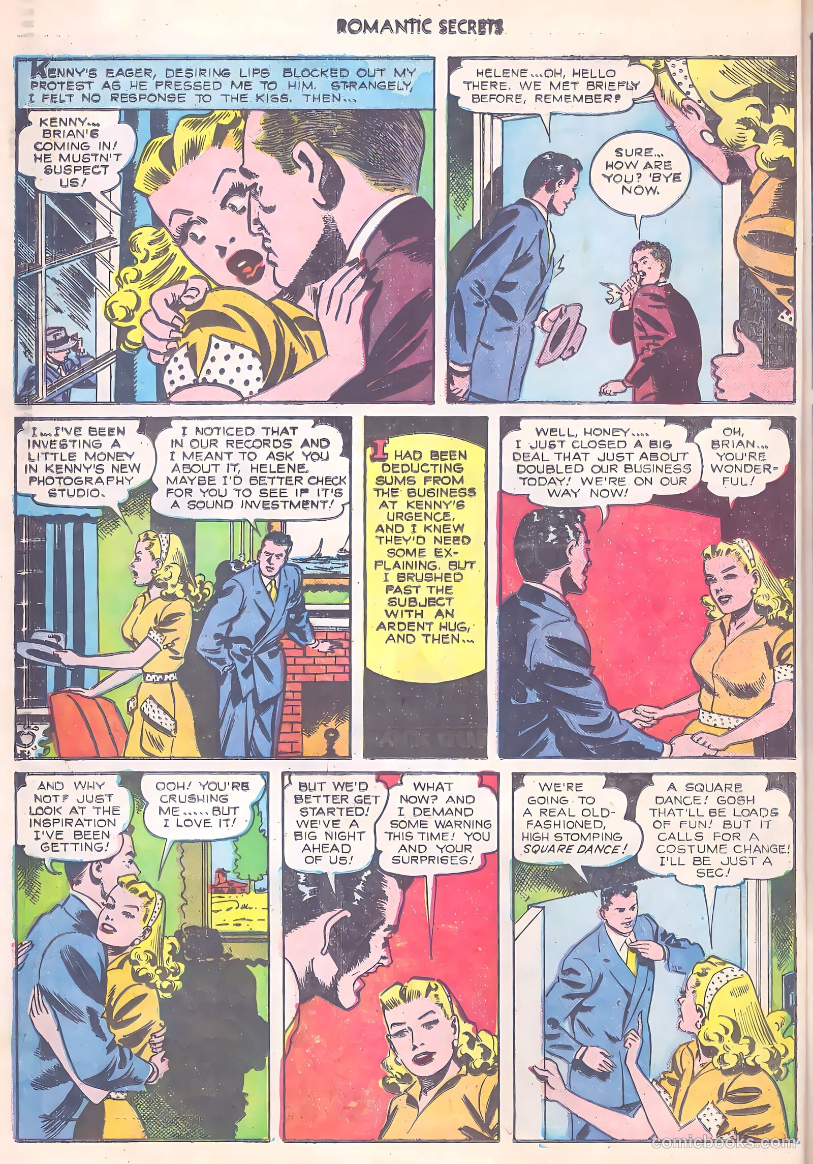 Romantic Secrets #19 (1951) — page 10 of 36