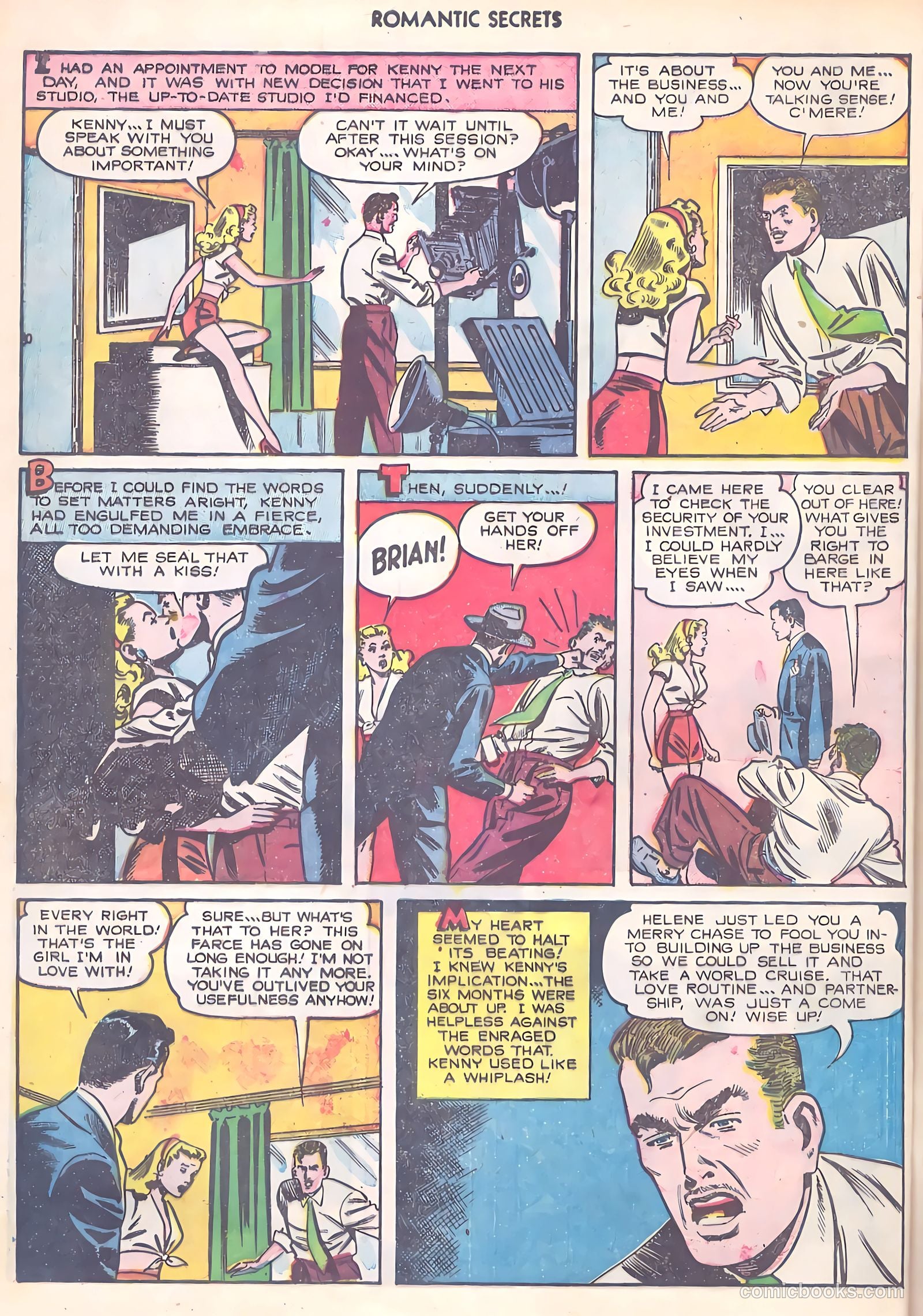 Romantic Secrets #19 (1951) — page 12 of 36