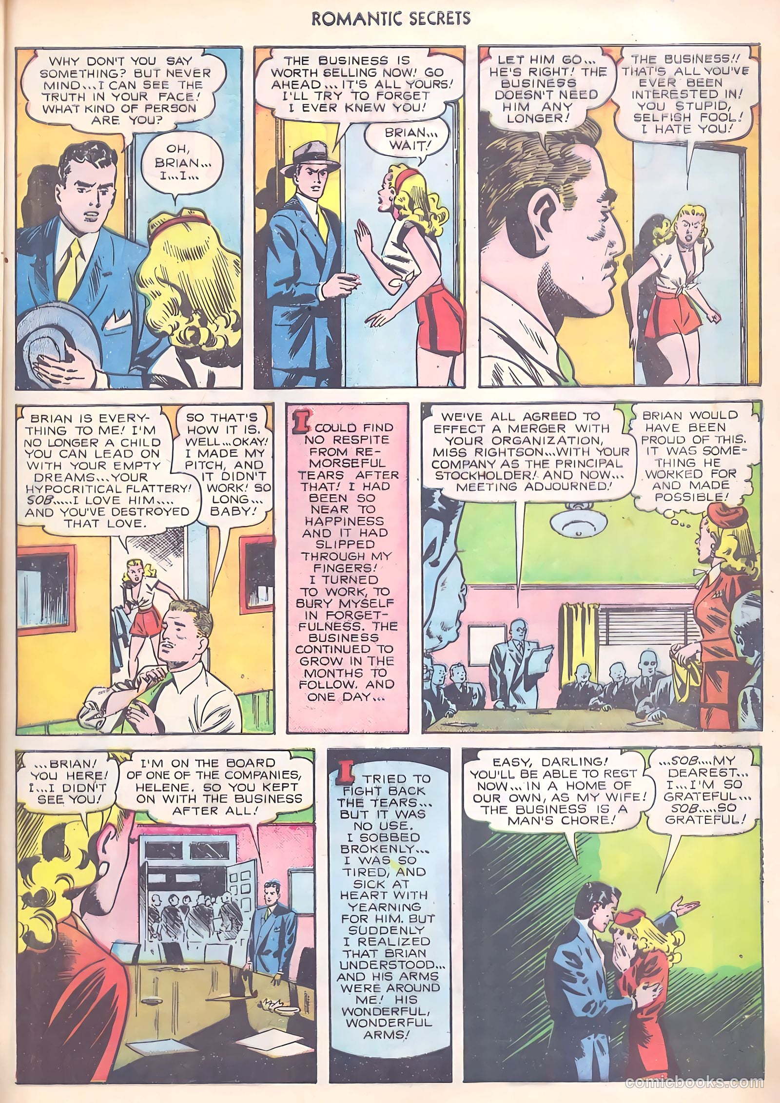 Romantic Secrets #19 (1951) — page 13 of 36