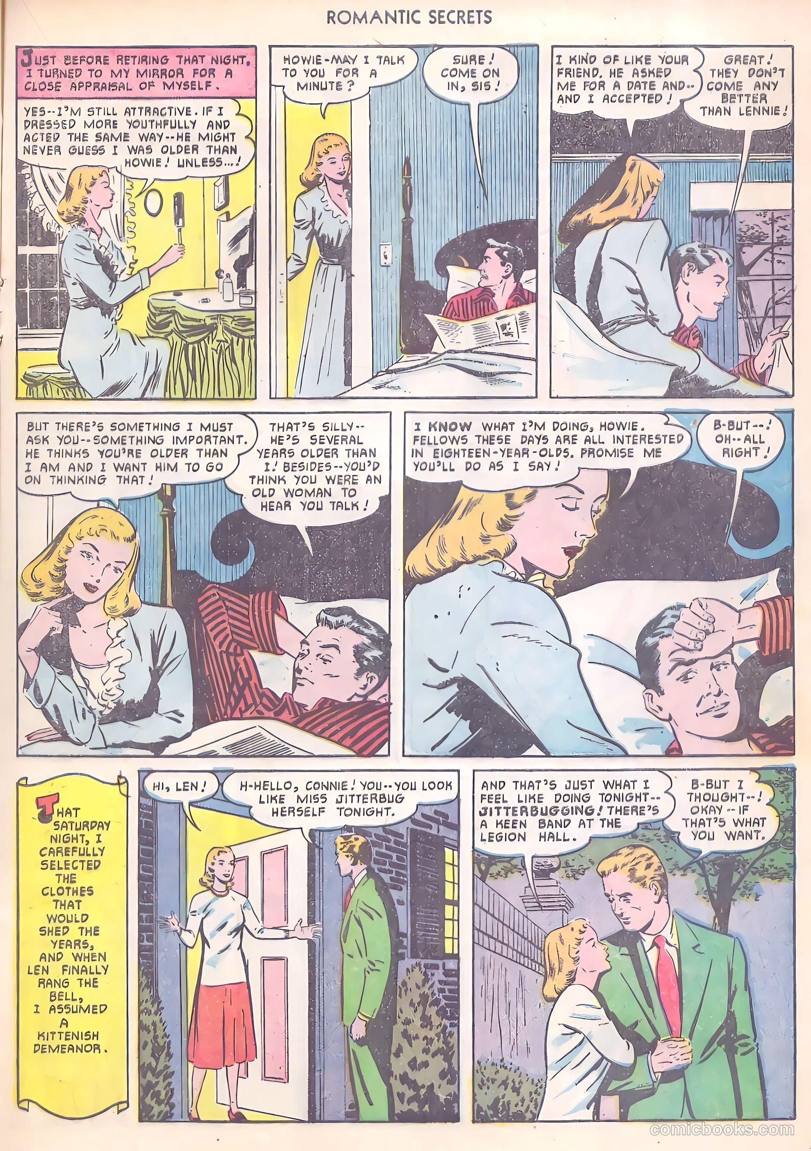 Romantic Secrets #19 (1951) — page 17 of 36