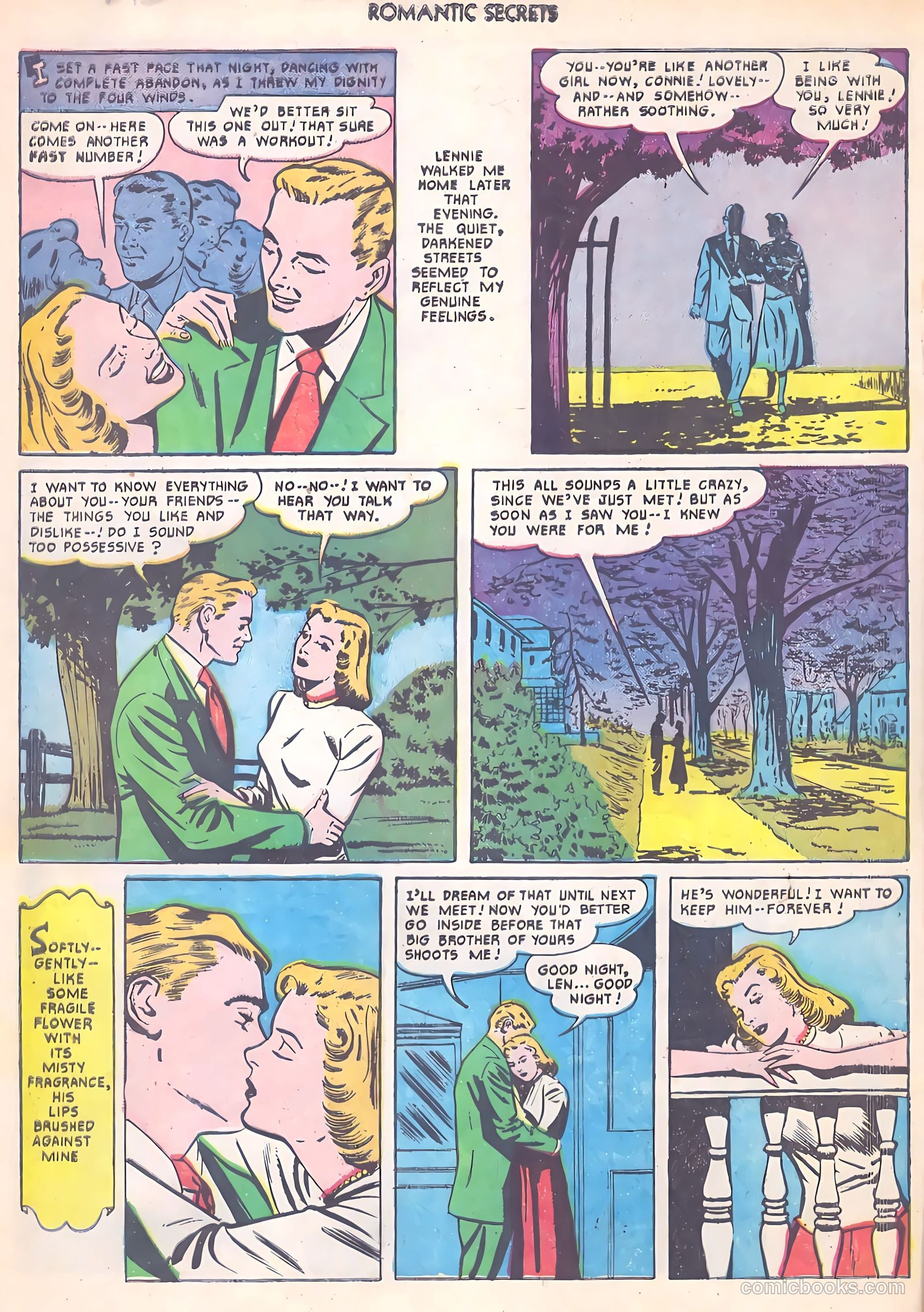 Romantic Secrets #19 (1951) — page 18 of 36