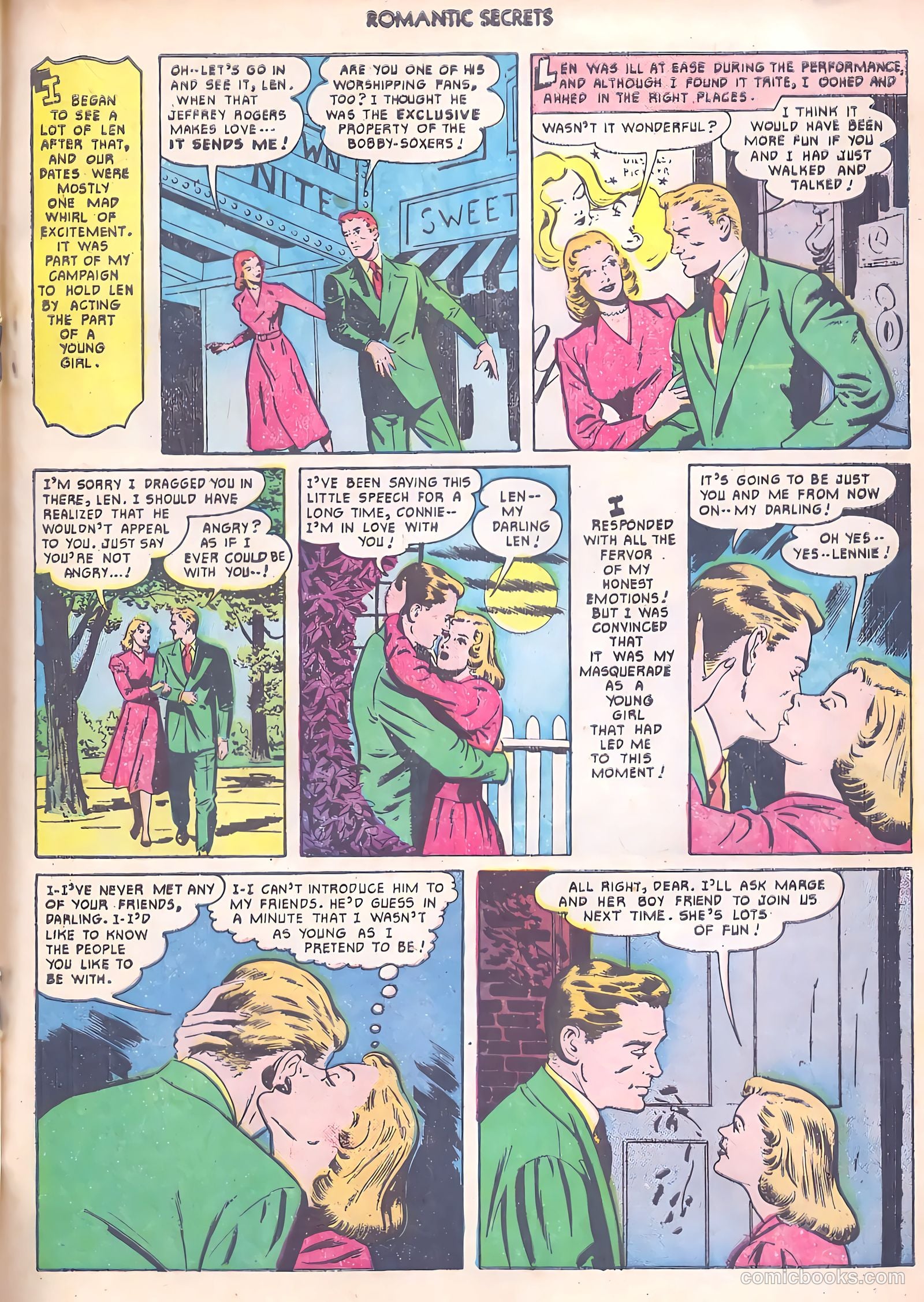 Romantic Secrets #19 (1951) — page 19 of 36